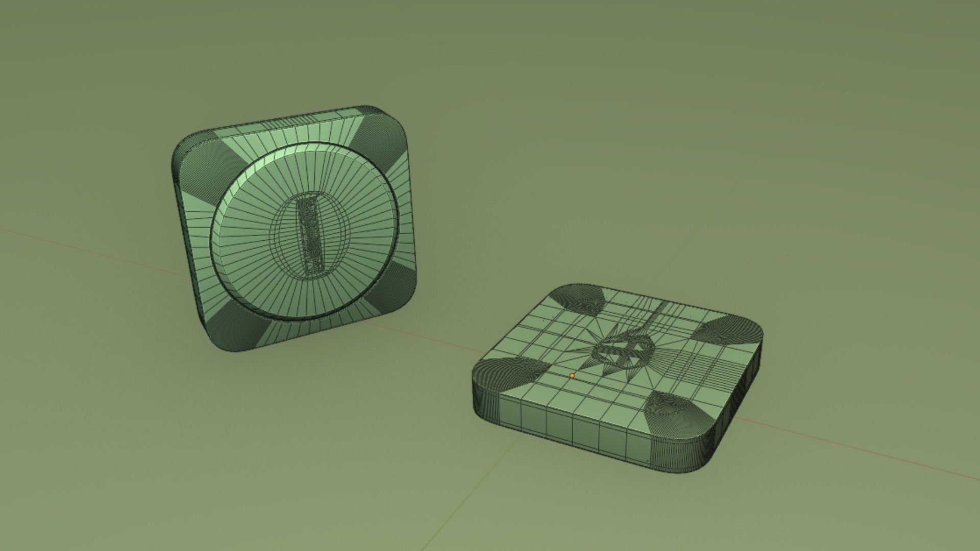 Mac mini 2023 with keyboard mouse 3D model_17