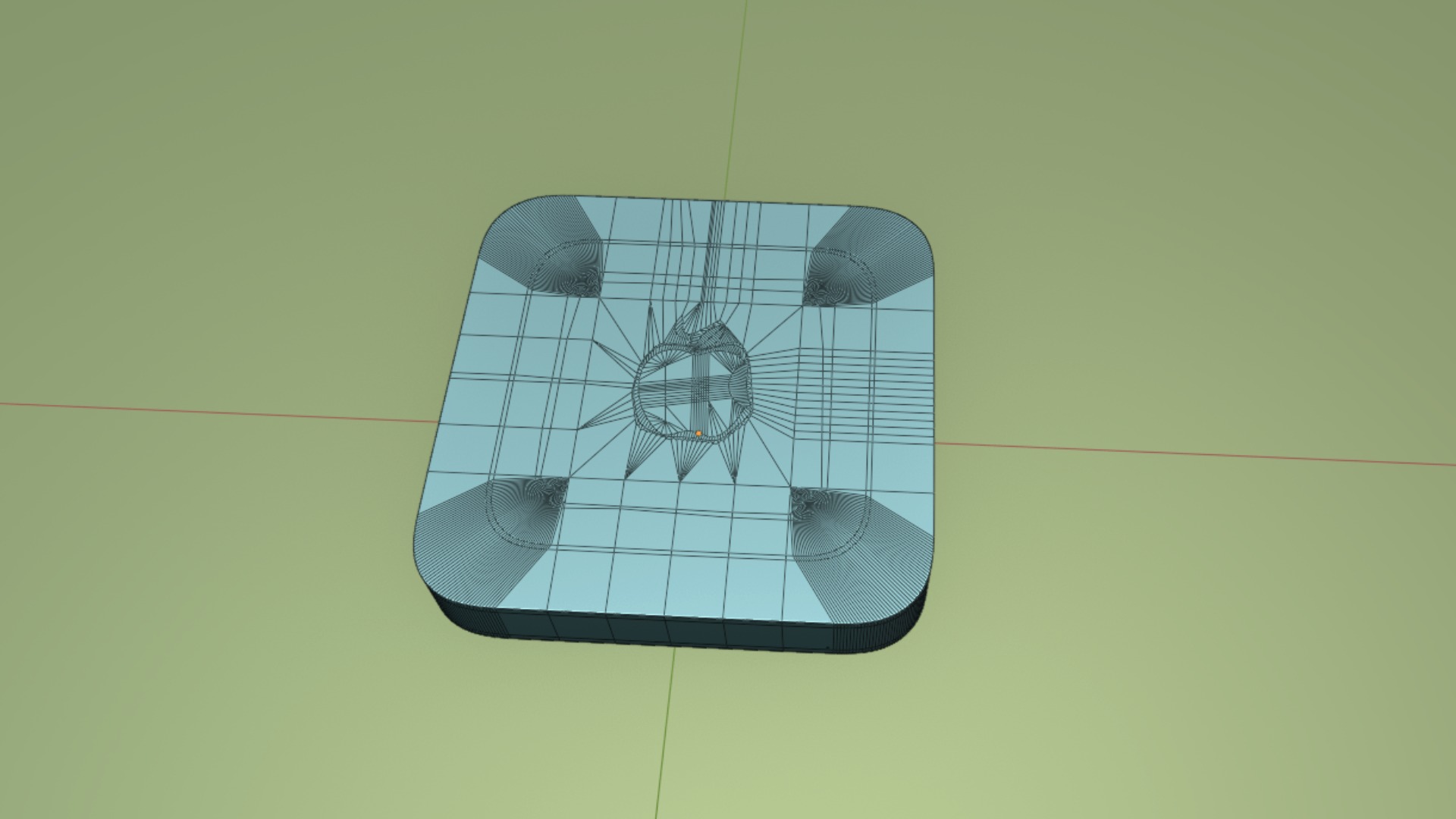 Mac mini 2023 with keyboard mouse 3D model_18