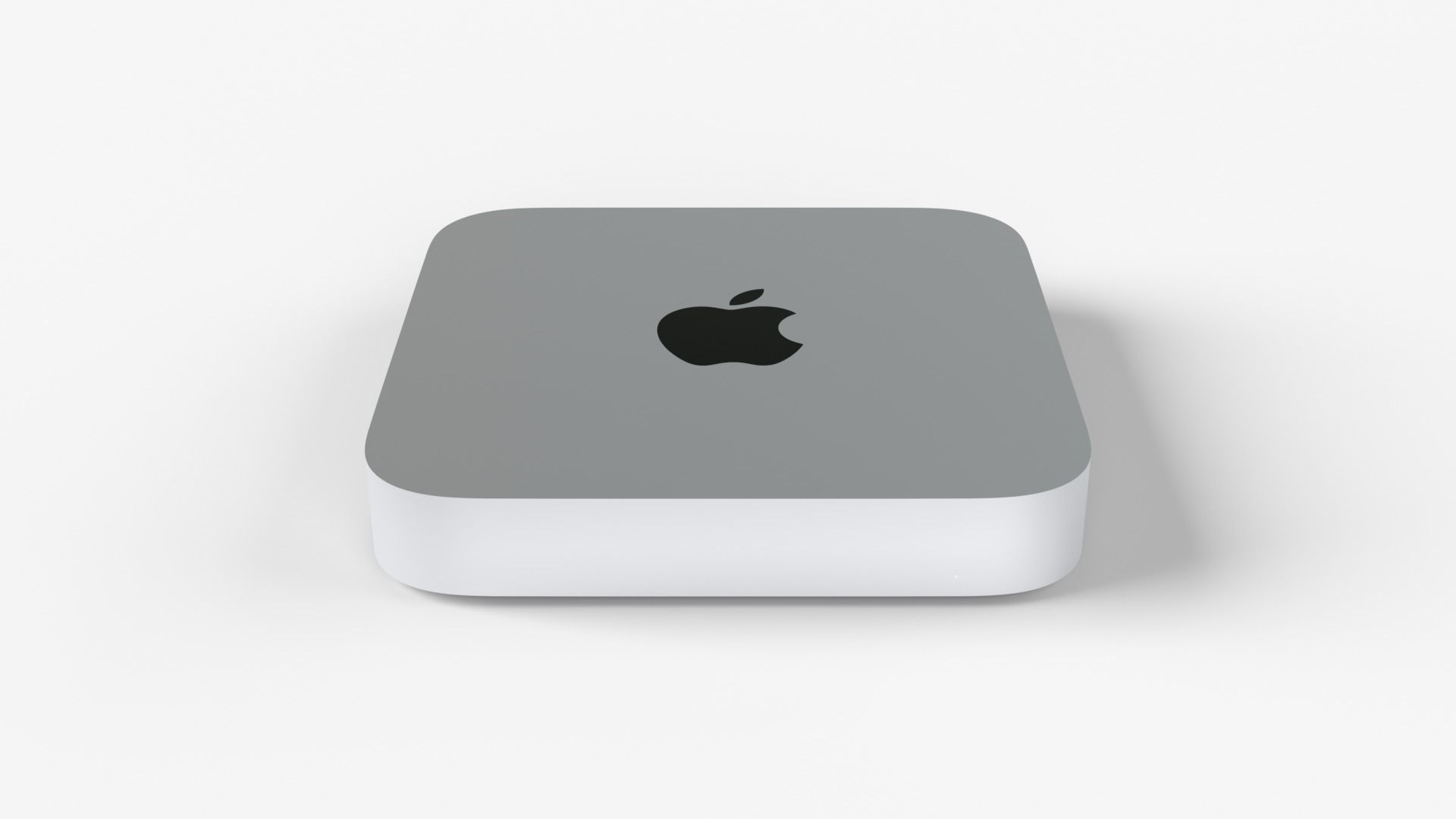 Mac mini 2023 with keyboard mouse 3D model_10