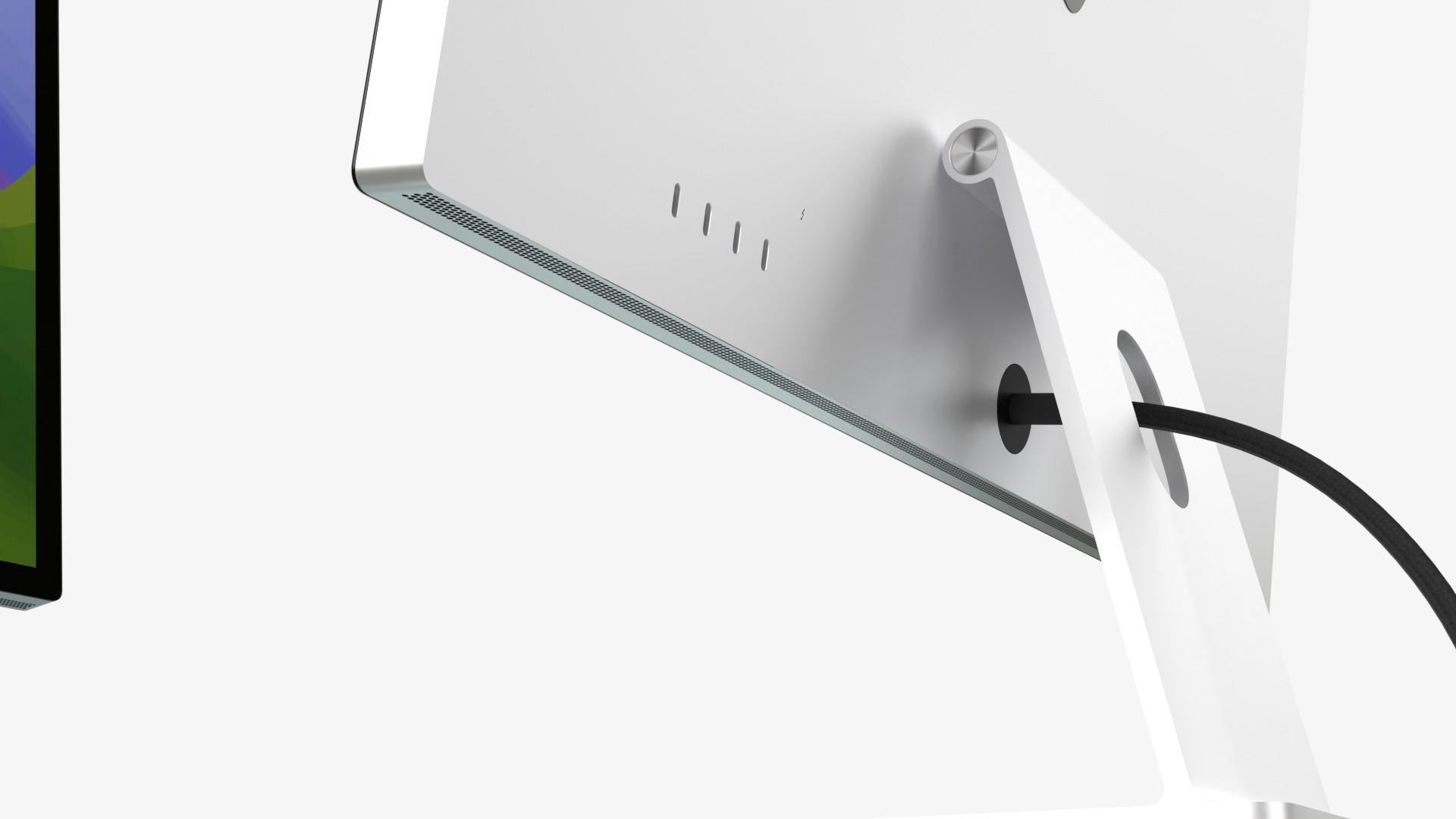 Mac mini 2023 with keyboard mouse 3D model_5