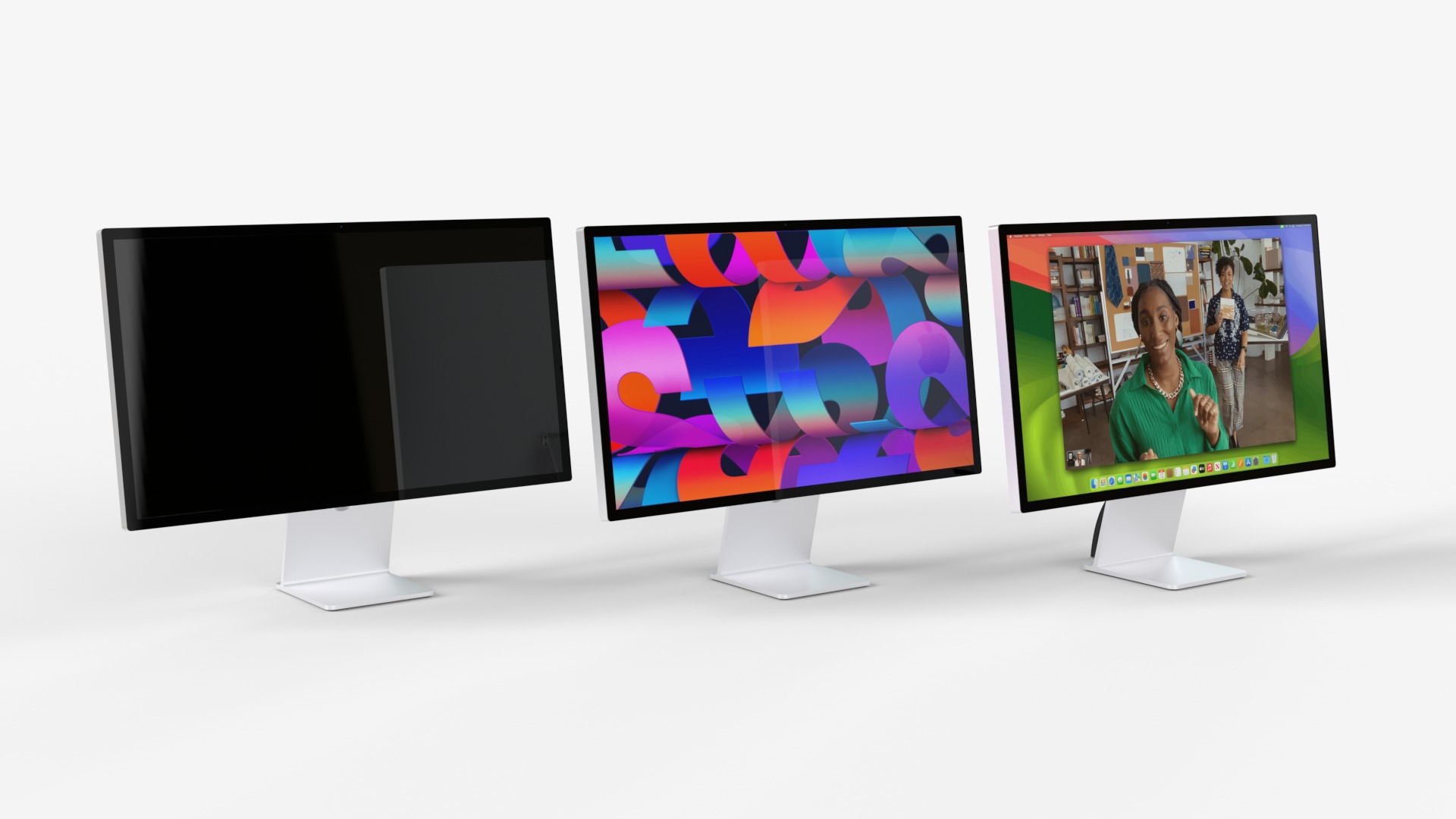 Mac mini 2023 with keyboard mouse 3D model_2