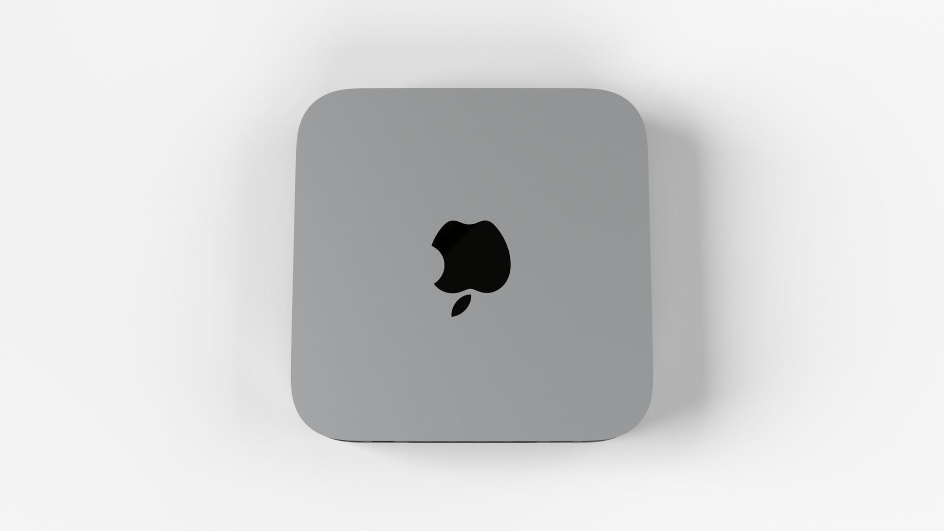 Mac mini 2023 with keyboard mouse 3D model_14