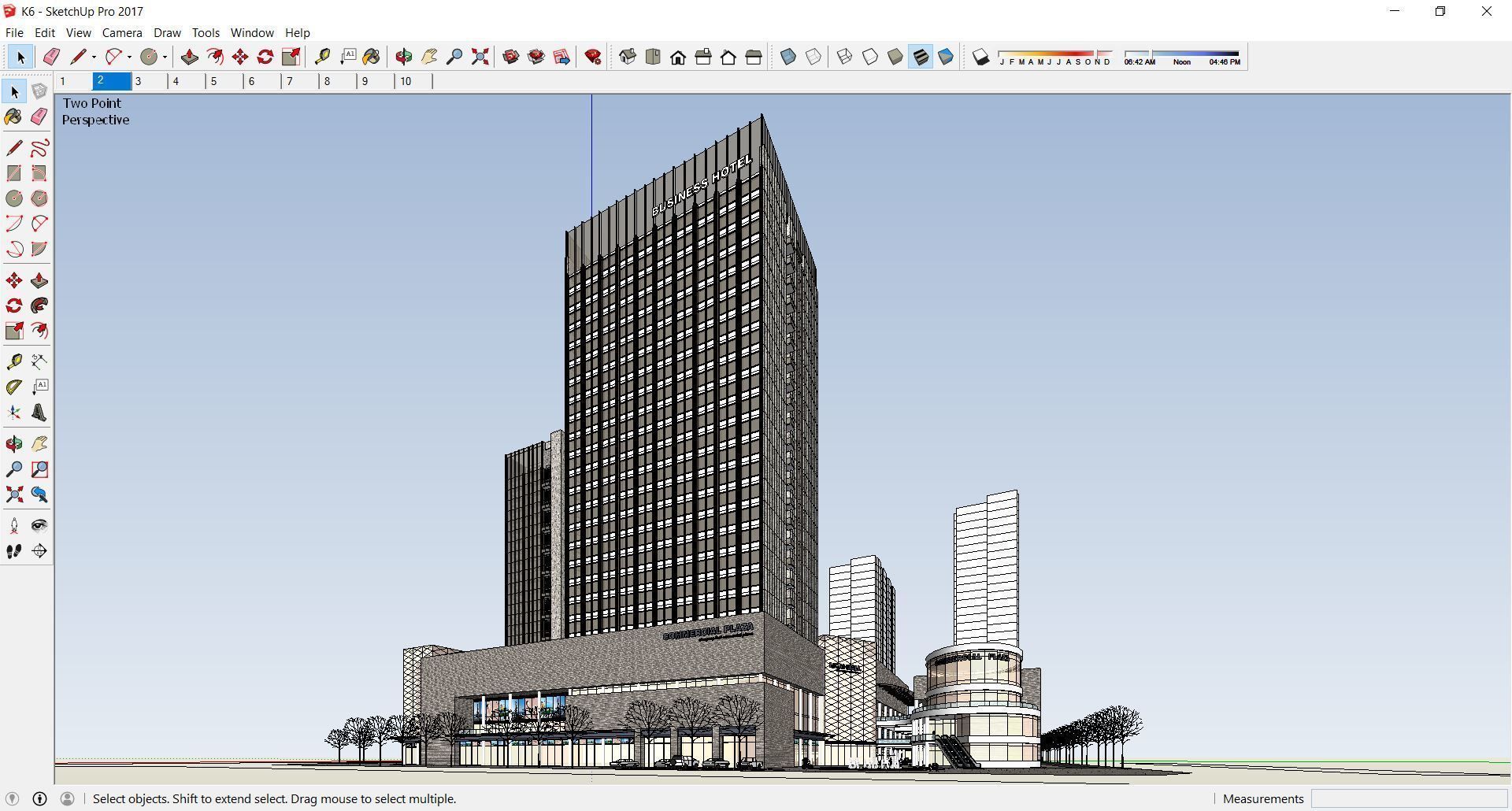 Collection 95 Sketchup Commercial Complex _57