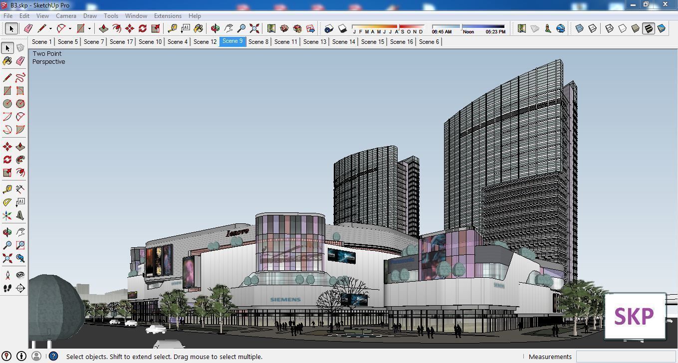 Collection 95 Sketchup Commercial Complex _15