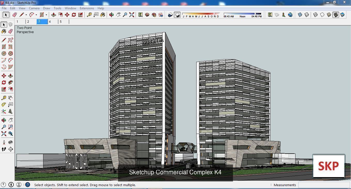 Collection 95 Sketchup Commercial Complex _96