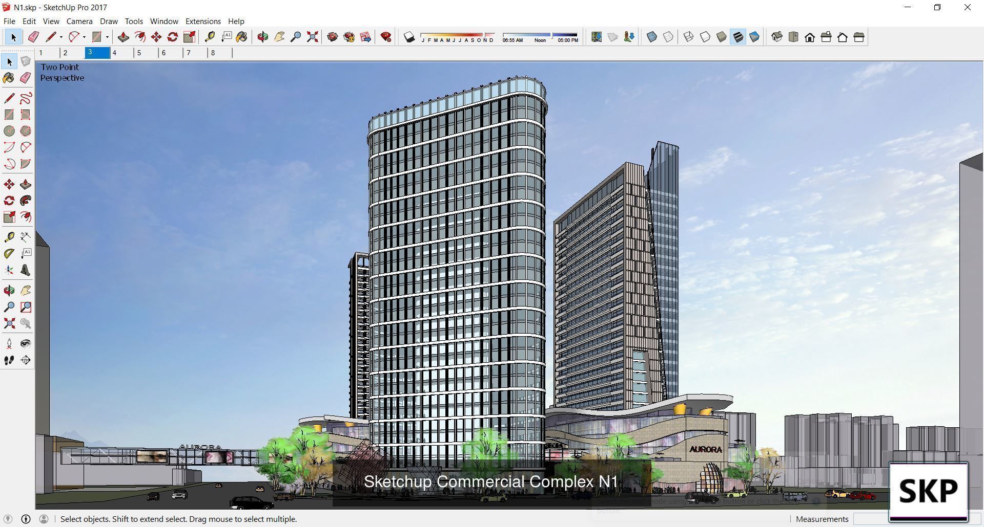 Collection 95 Sketchup Commercial Complex _150