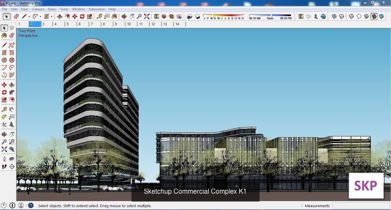 Collection 95 Sketchup Commercial Complex _90