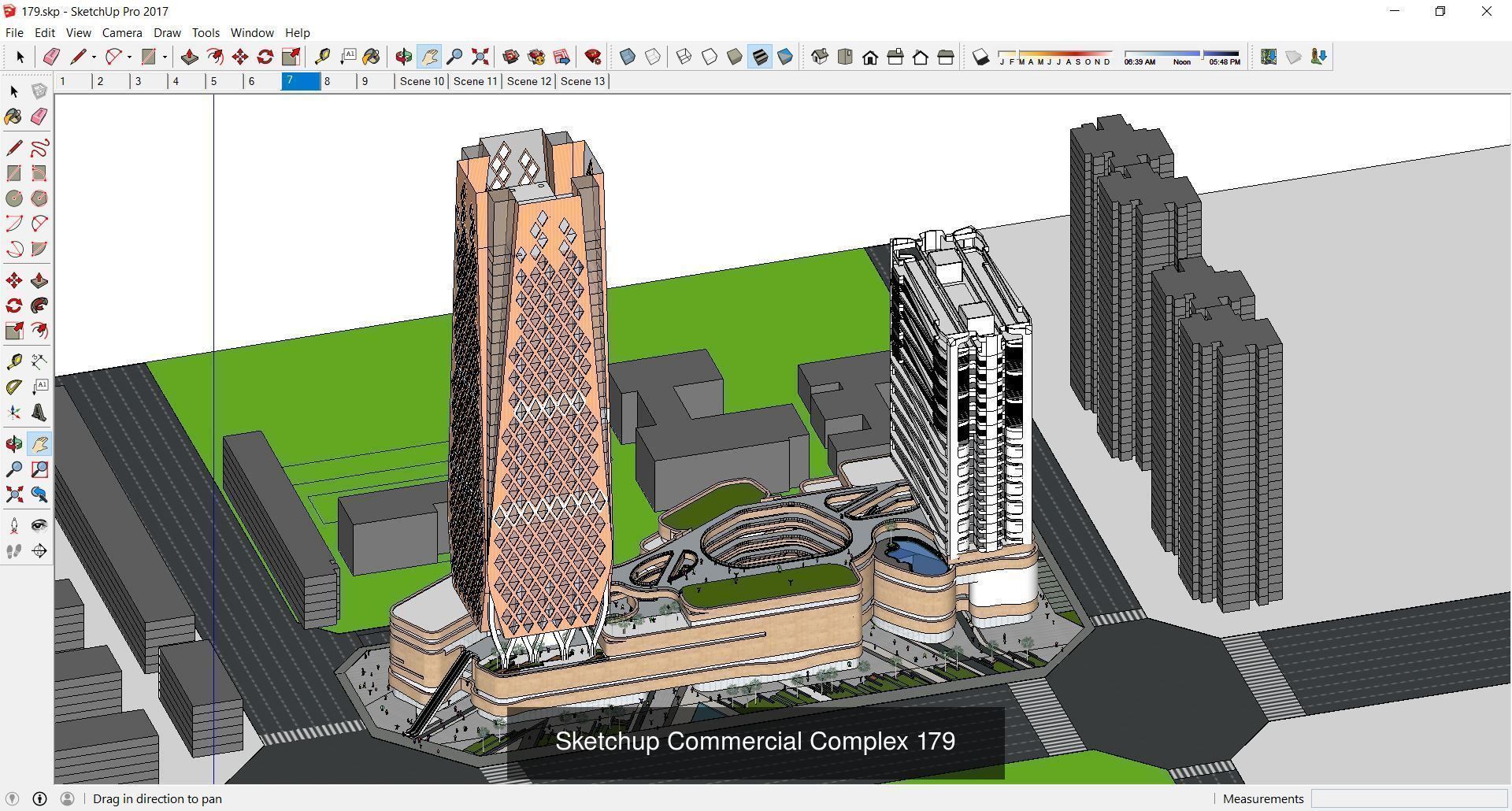 Collection 95 Sketchup Commercial Complex _52