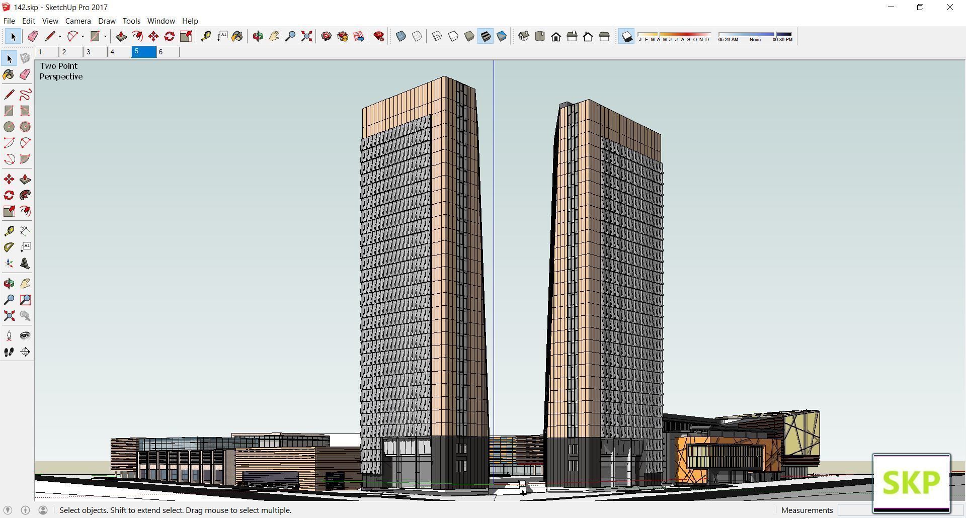 Collection 95 Sketchup Commercial Complex _77
