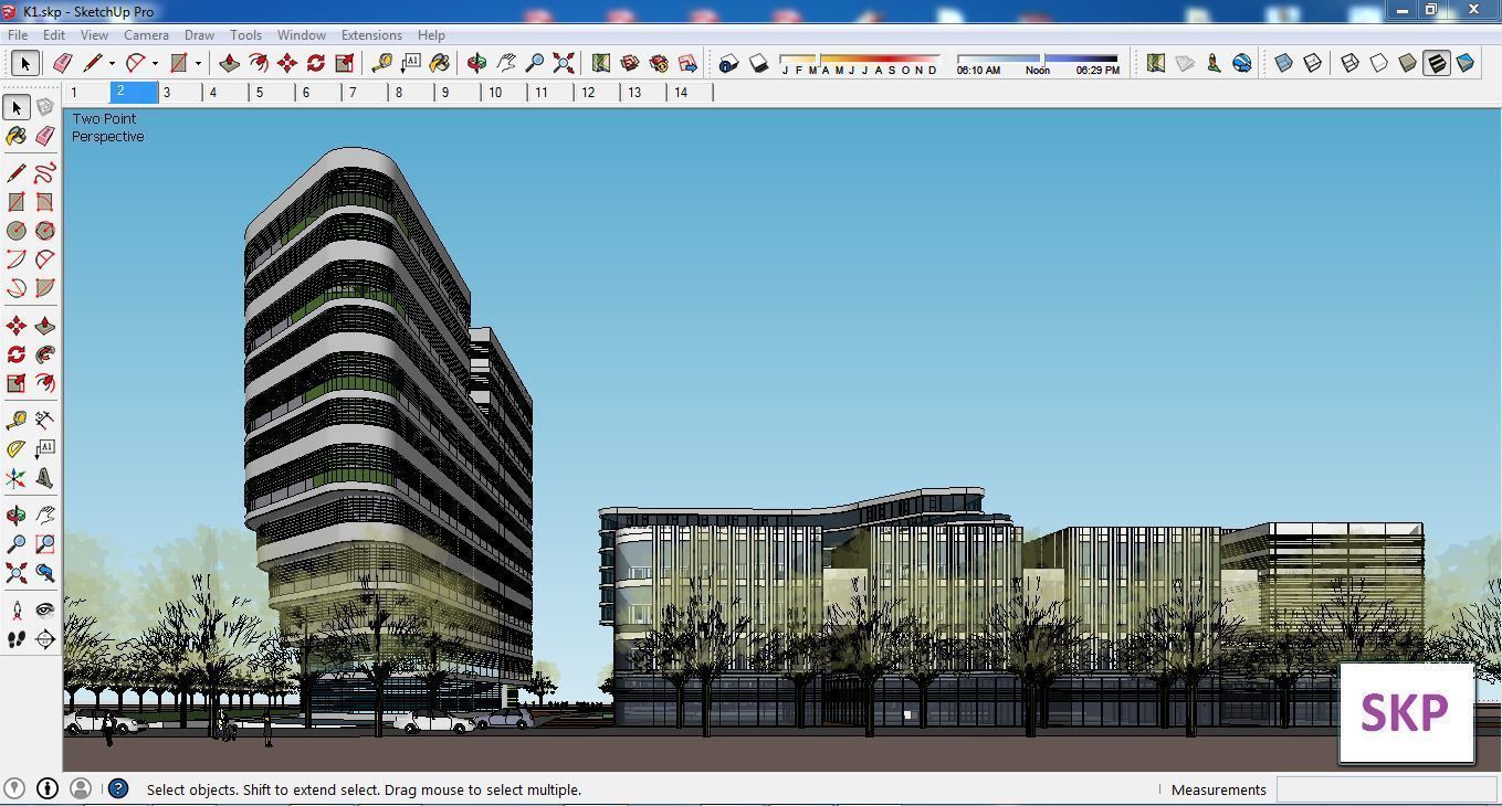 Collection 95 Sketchup Commercial Complex _21