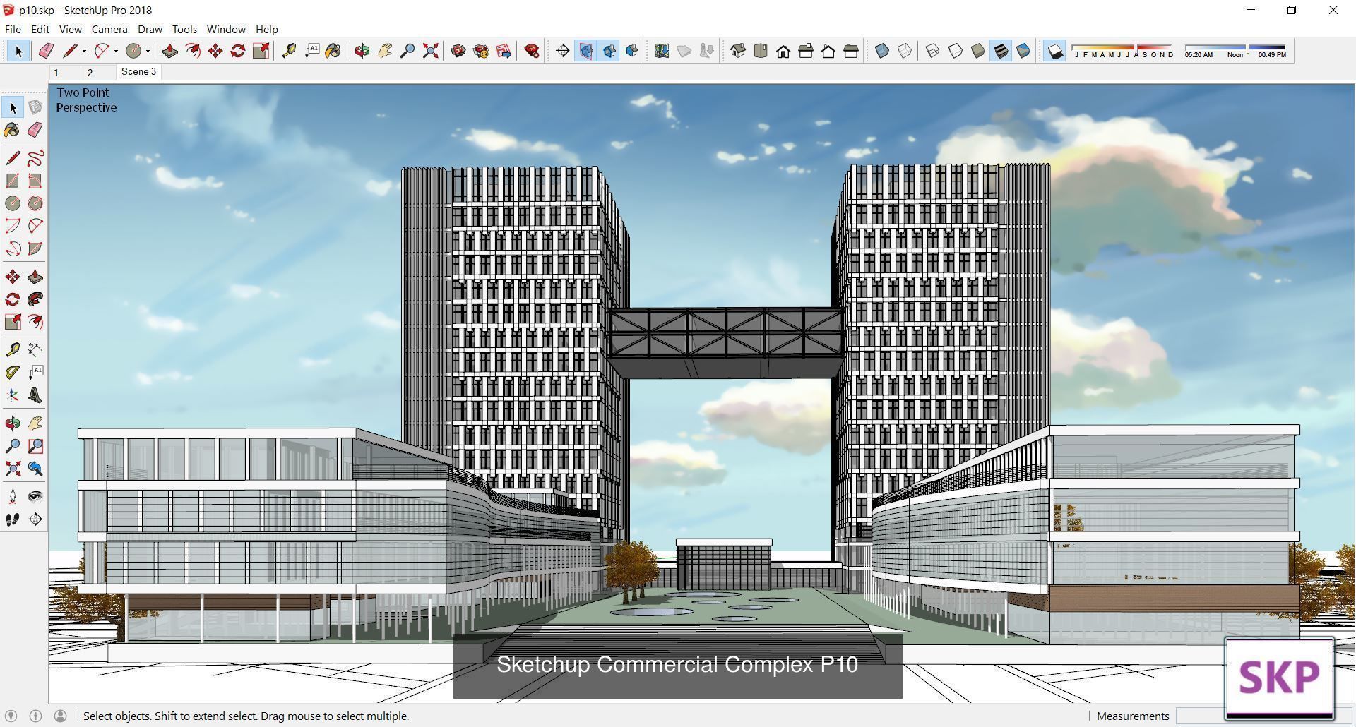 Collection 95 Sketchup Commercial Complex _190