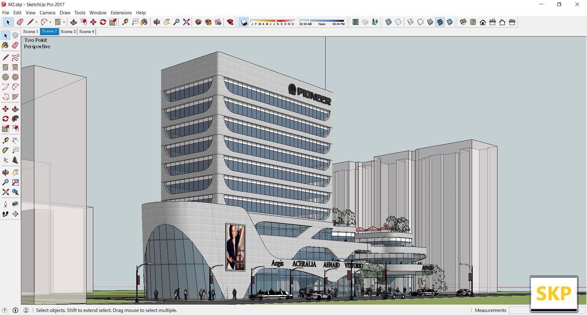 Collection 95 Sketchup Commercial Complex _55