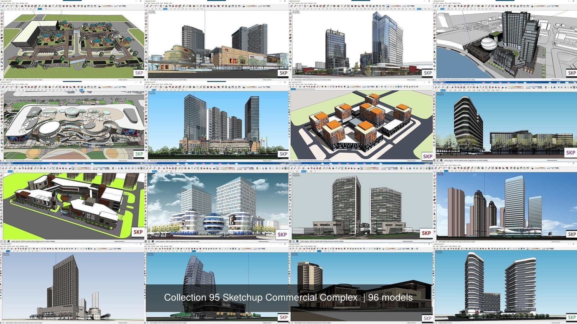 Collection 95 Sketchup Commercial Complex _4