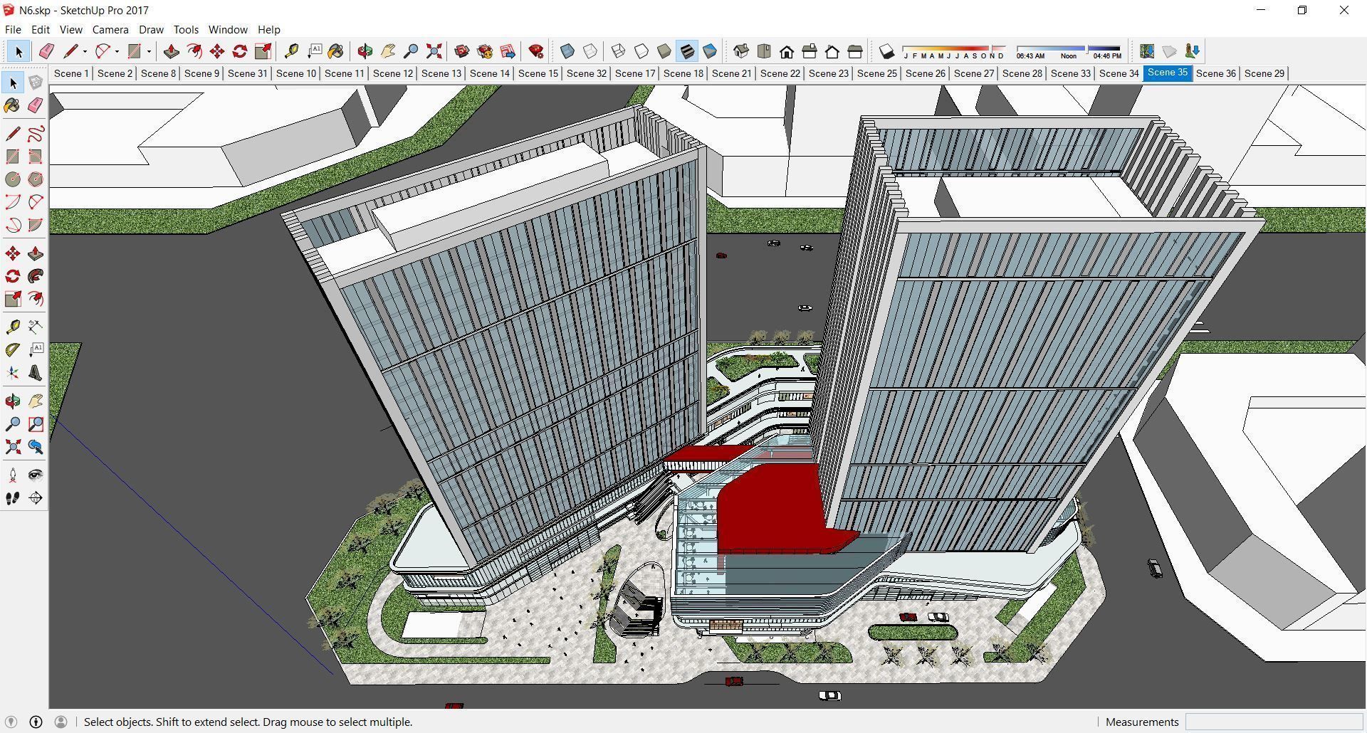 Collection 95 Sketchup Commercial Complex _183