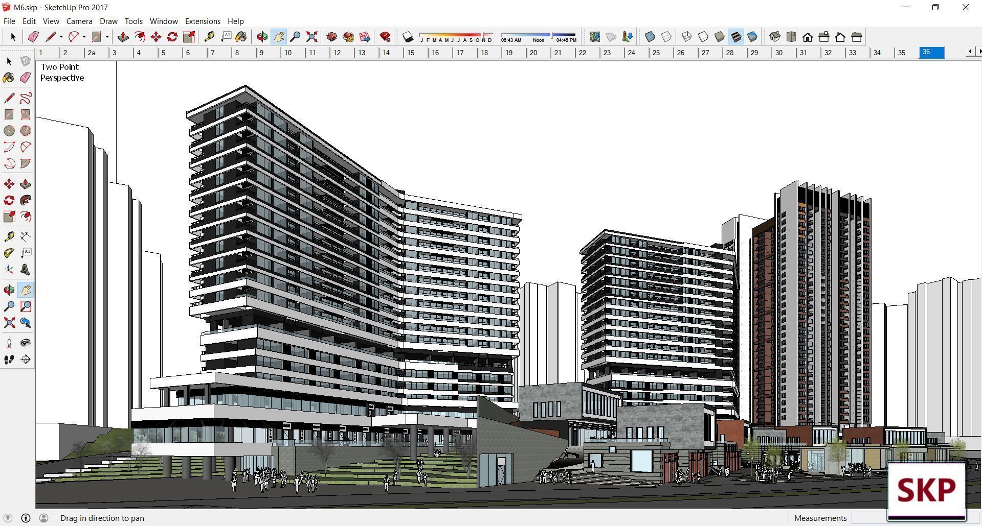 Collection 95 Sketchup Commercial Complex _167