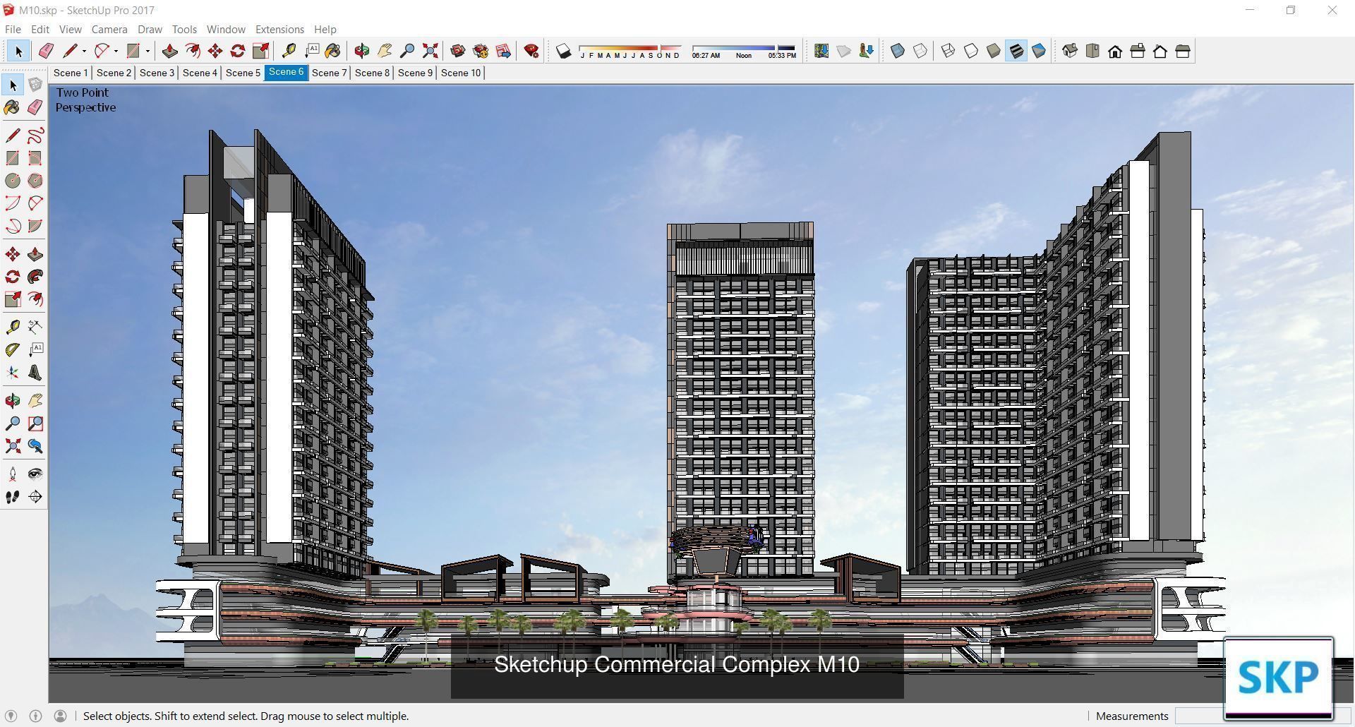 Collection 95 Sketchup Commercial Complex _148