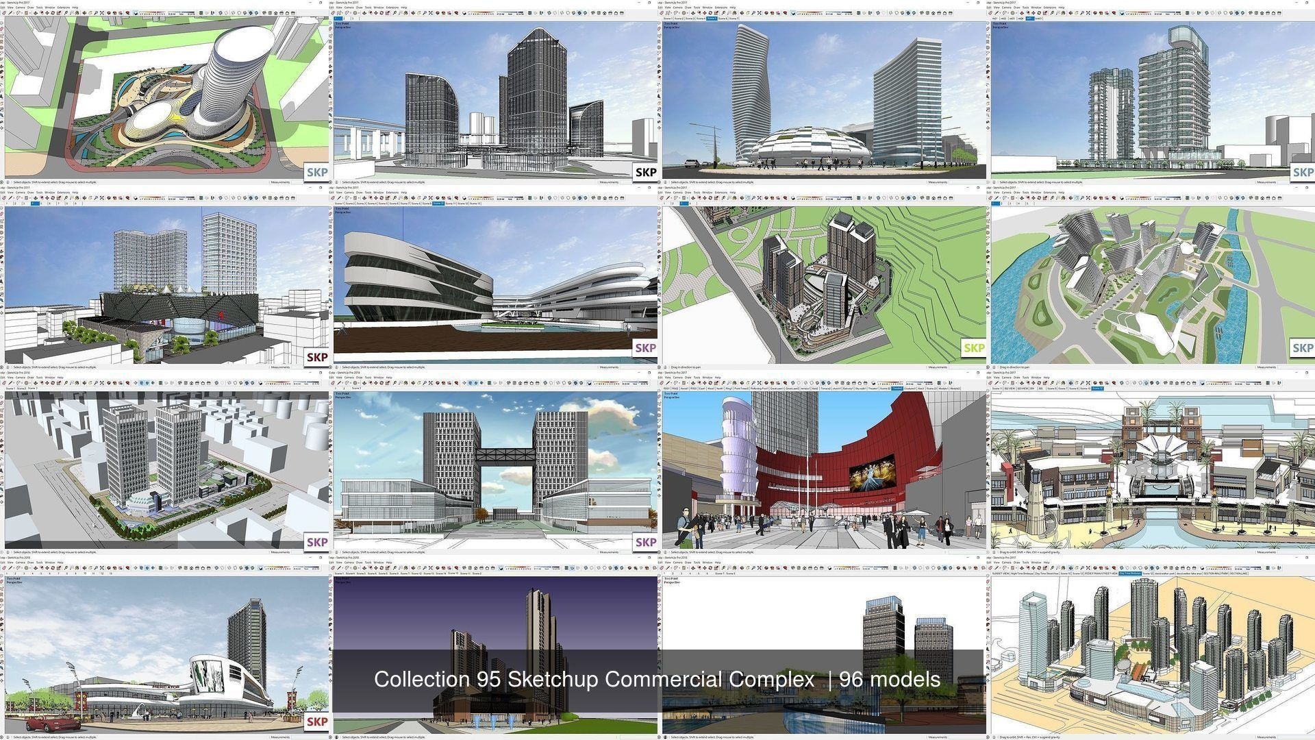 Collection 95 Sketchup Commercial Complex _10