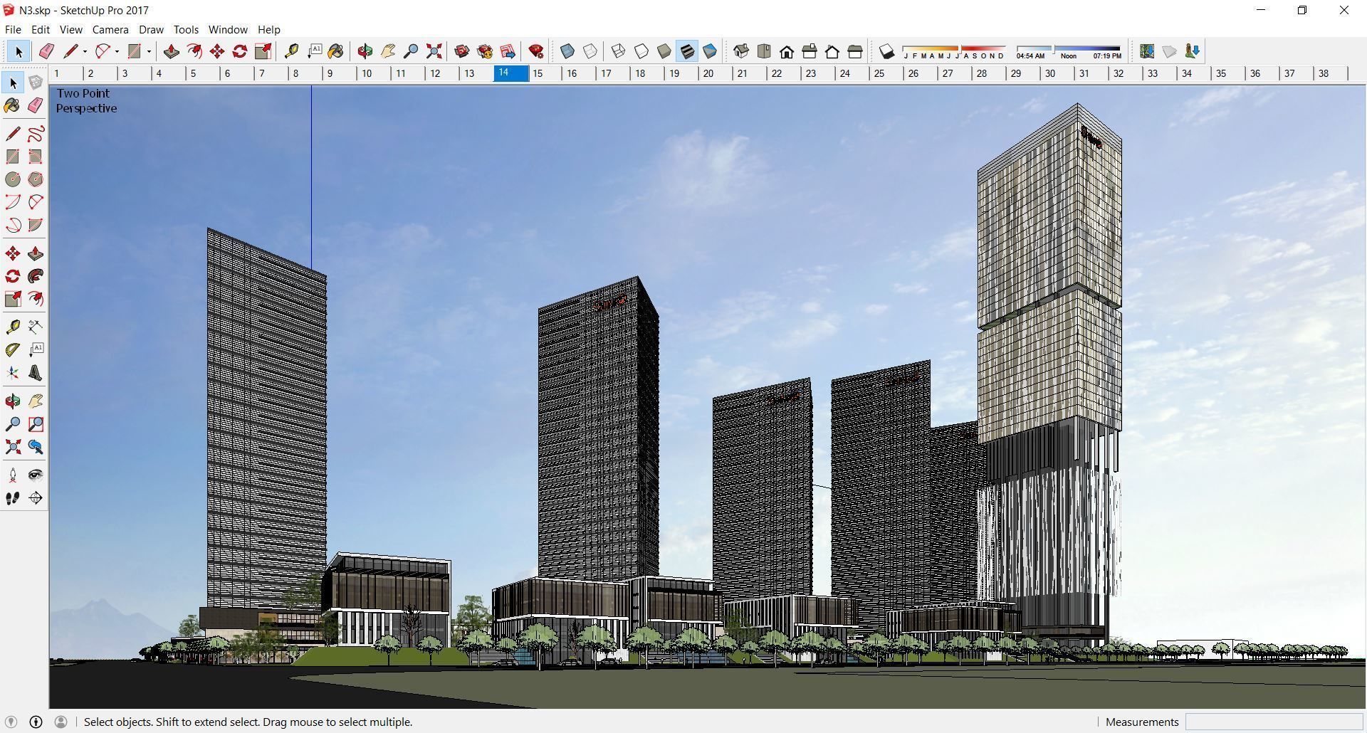Collection 95 Sketchup Commercial Complex _151