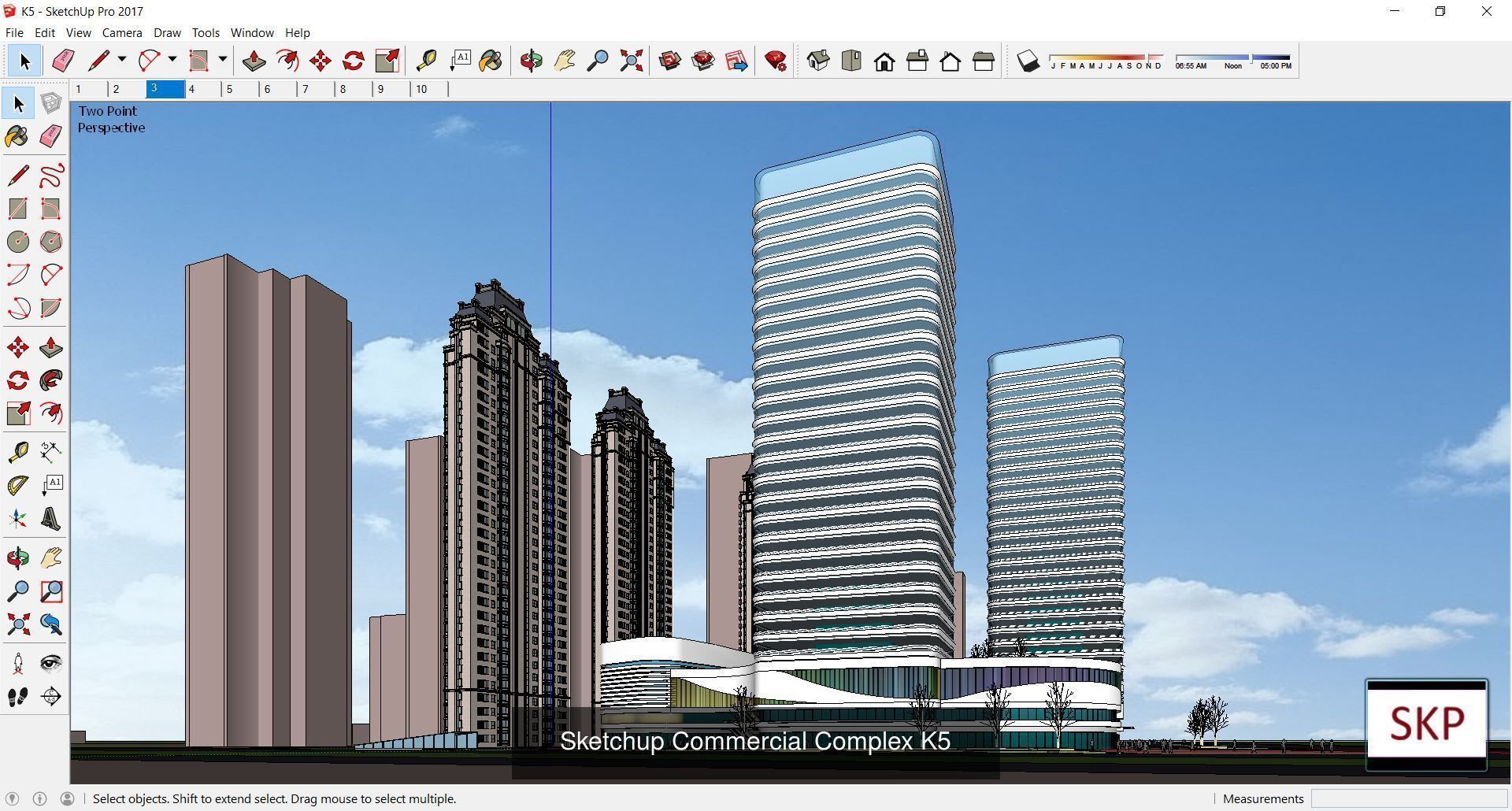 Collection 95 Sketchup Commercial Complex _98