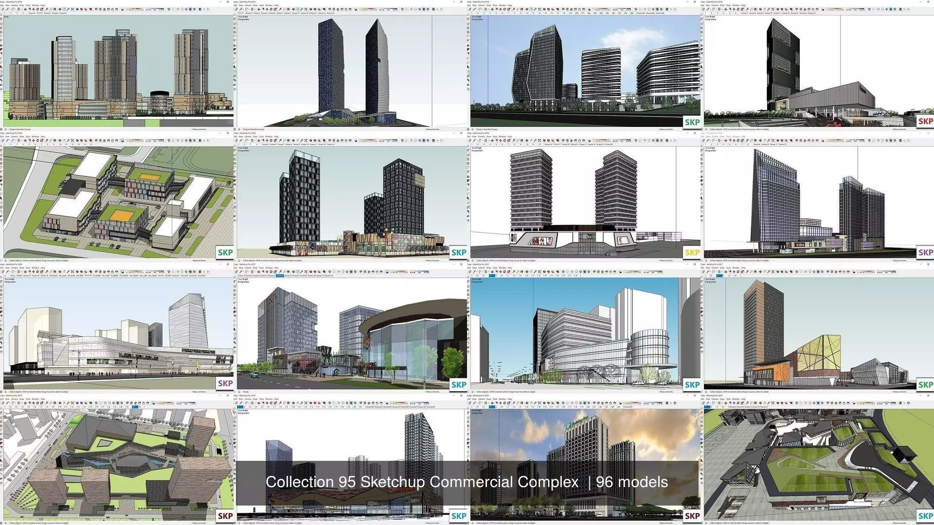 Collection 95 Sketchup Commercial Complex _1