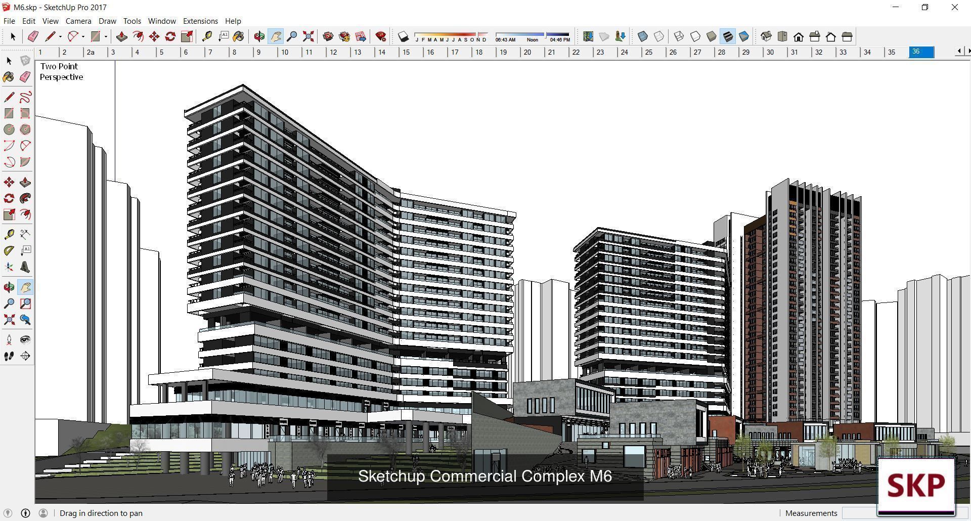Collection 95 Sketchup Commercial Complex _140