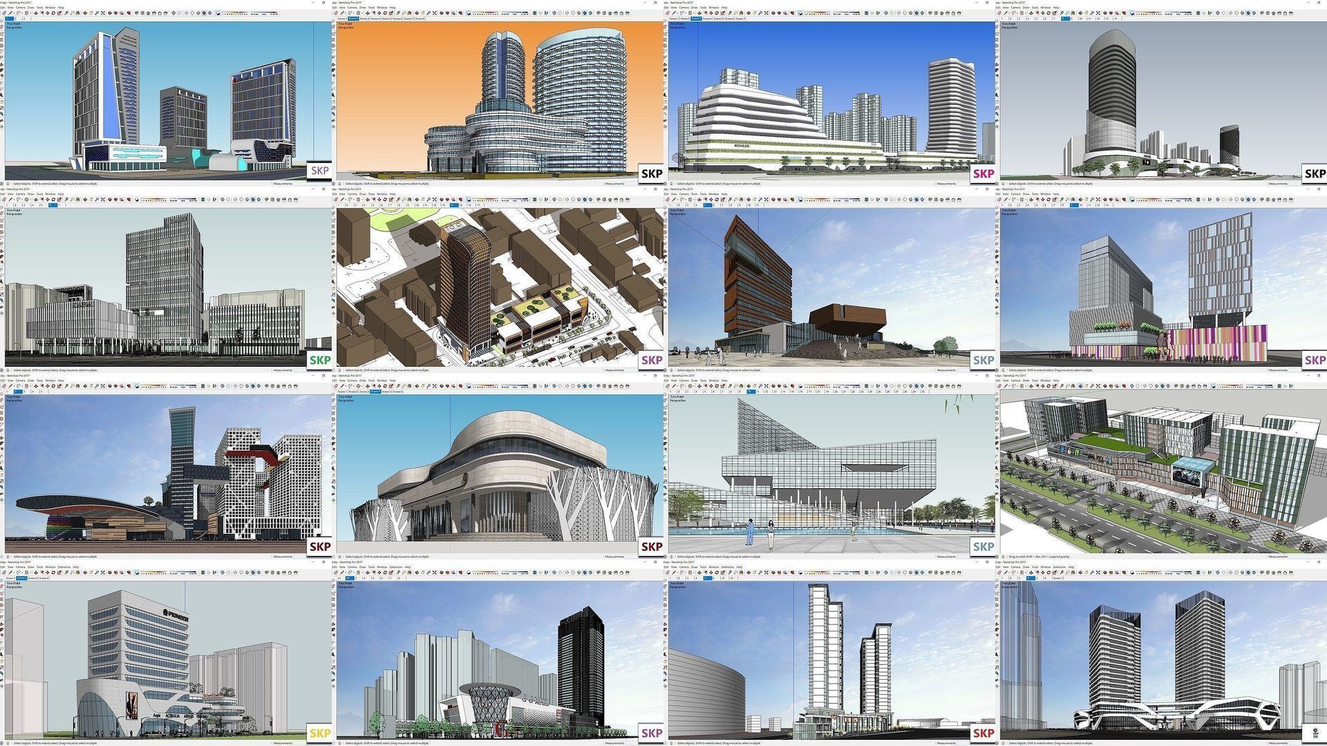 Collection 95 Sketchup Commercial Complex _5