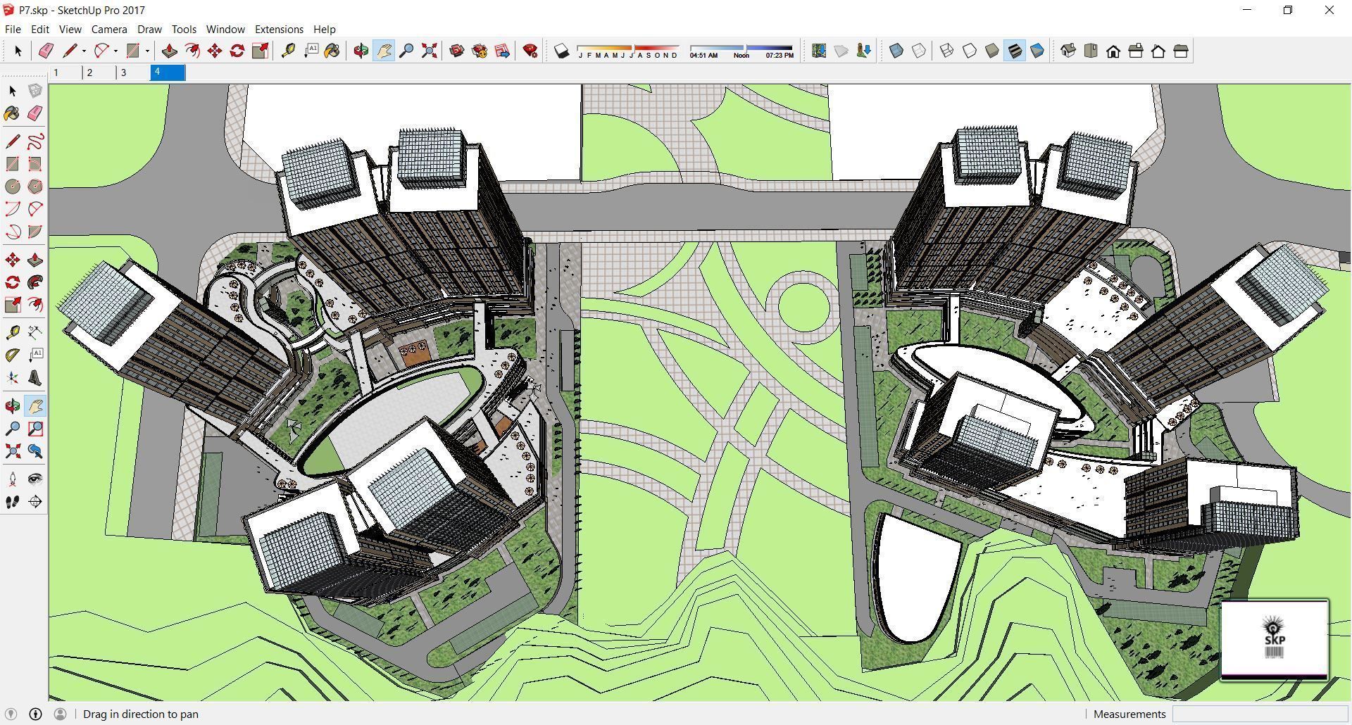 Collection 95 Sketchup Commercial Complex _187