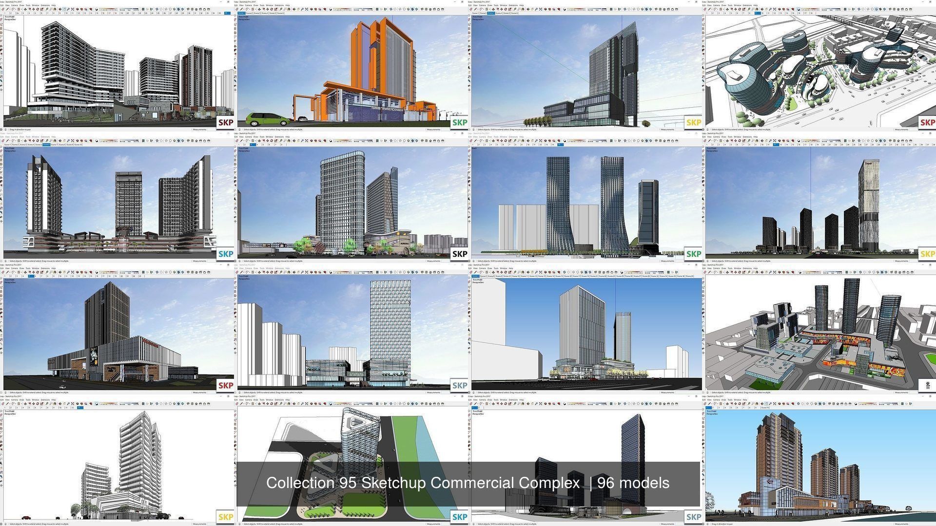 Collection 95 Sketchup Commercial Complex _8