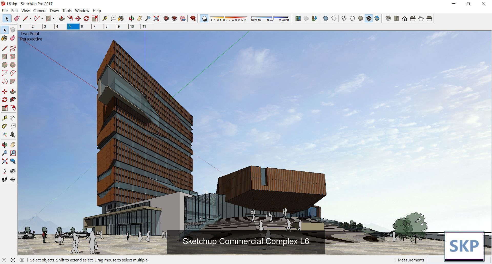 Collection 95 Sketchup Commercial Complex _120