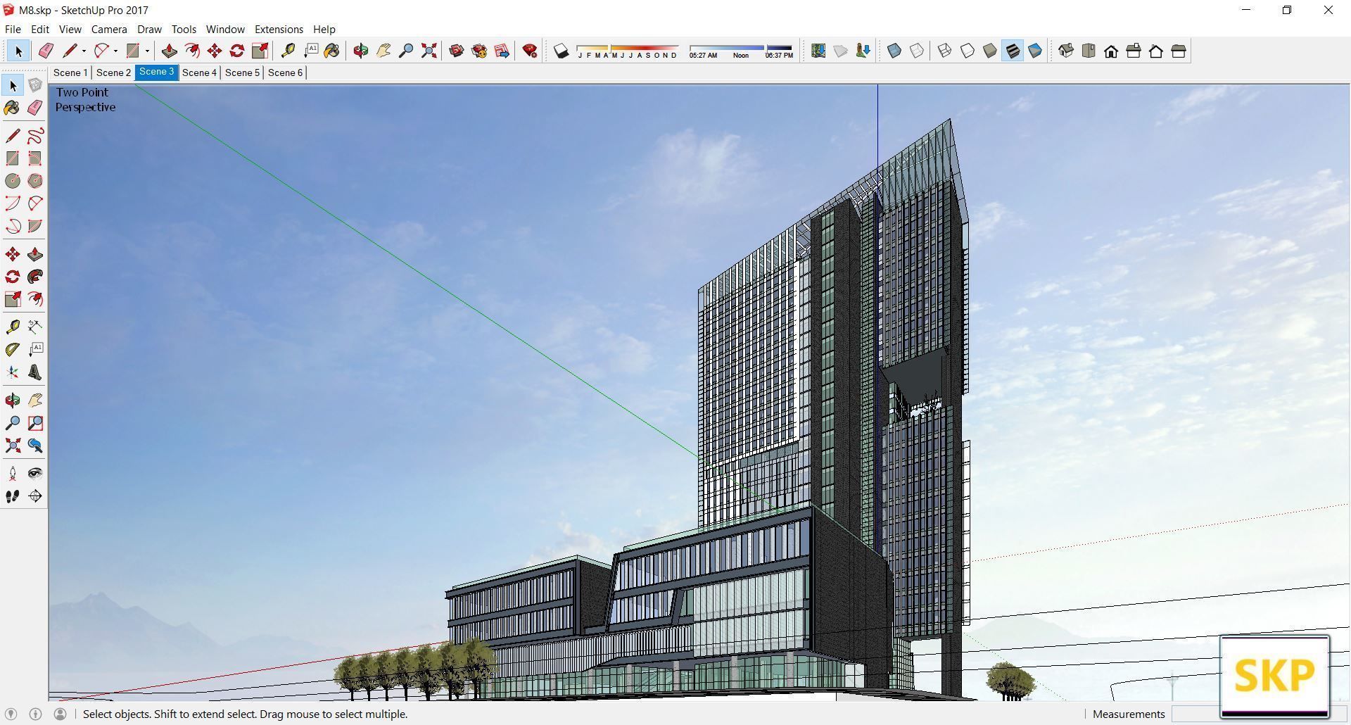Collection 95 Sketchup Commercial Complex _63