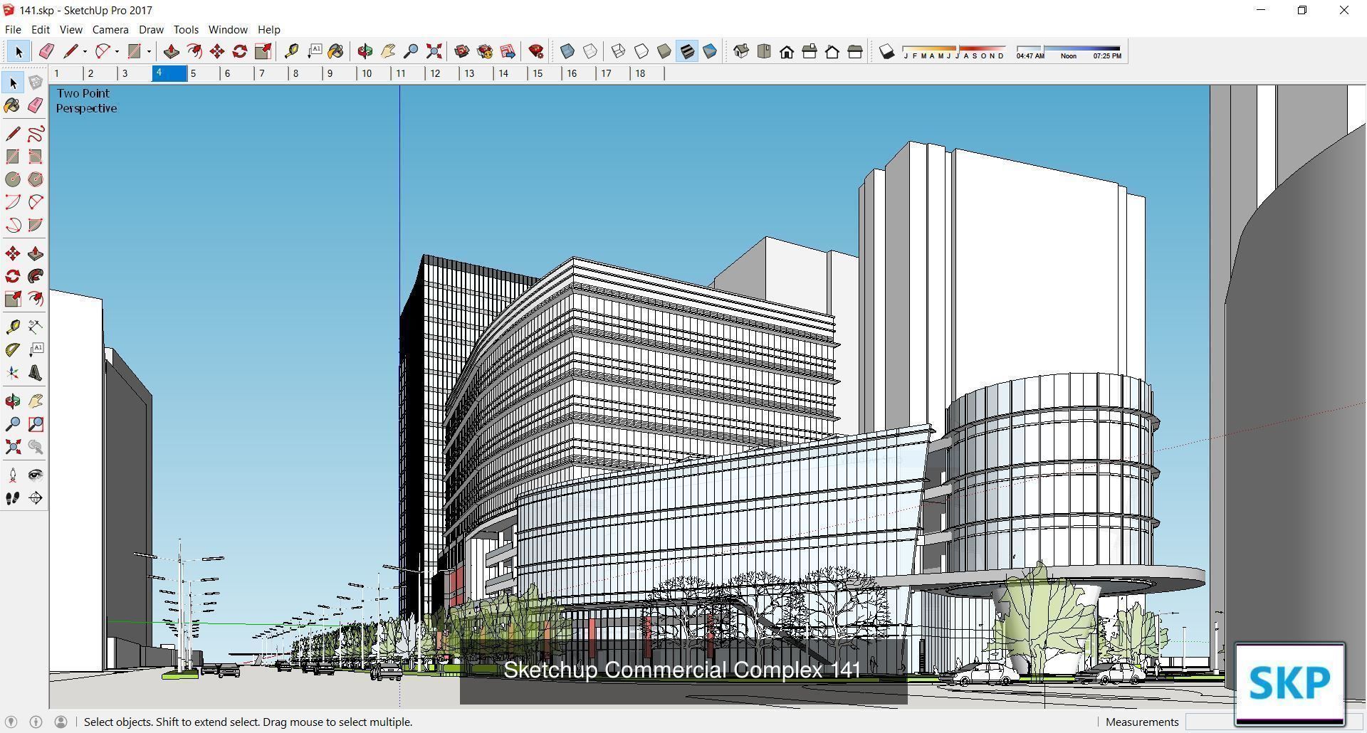 Collection 95 Sketchup Commercial Complex _32