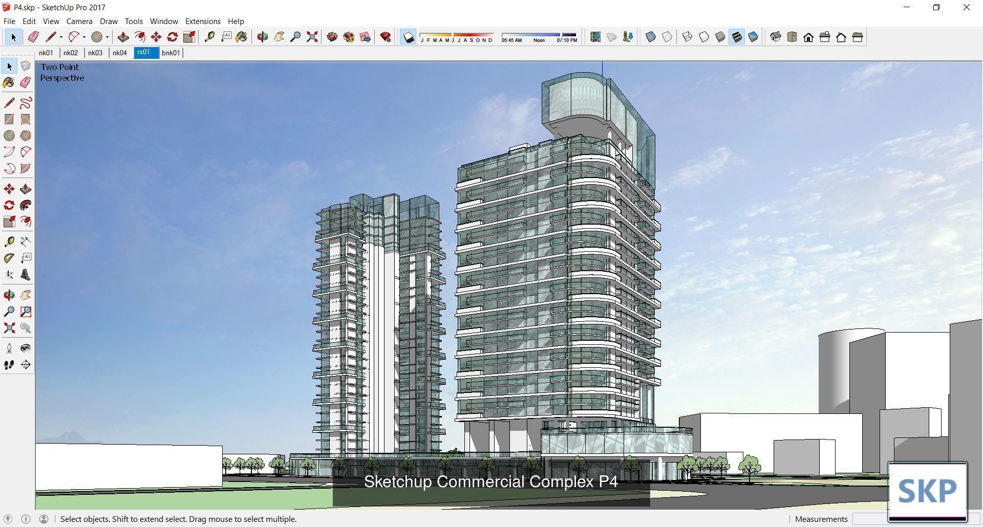 Collection 95 Sketchup Commercial Complex _178