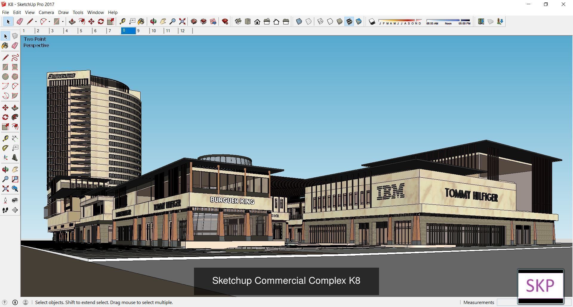 Collection 95 Sketchup Commercial Complex _104