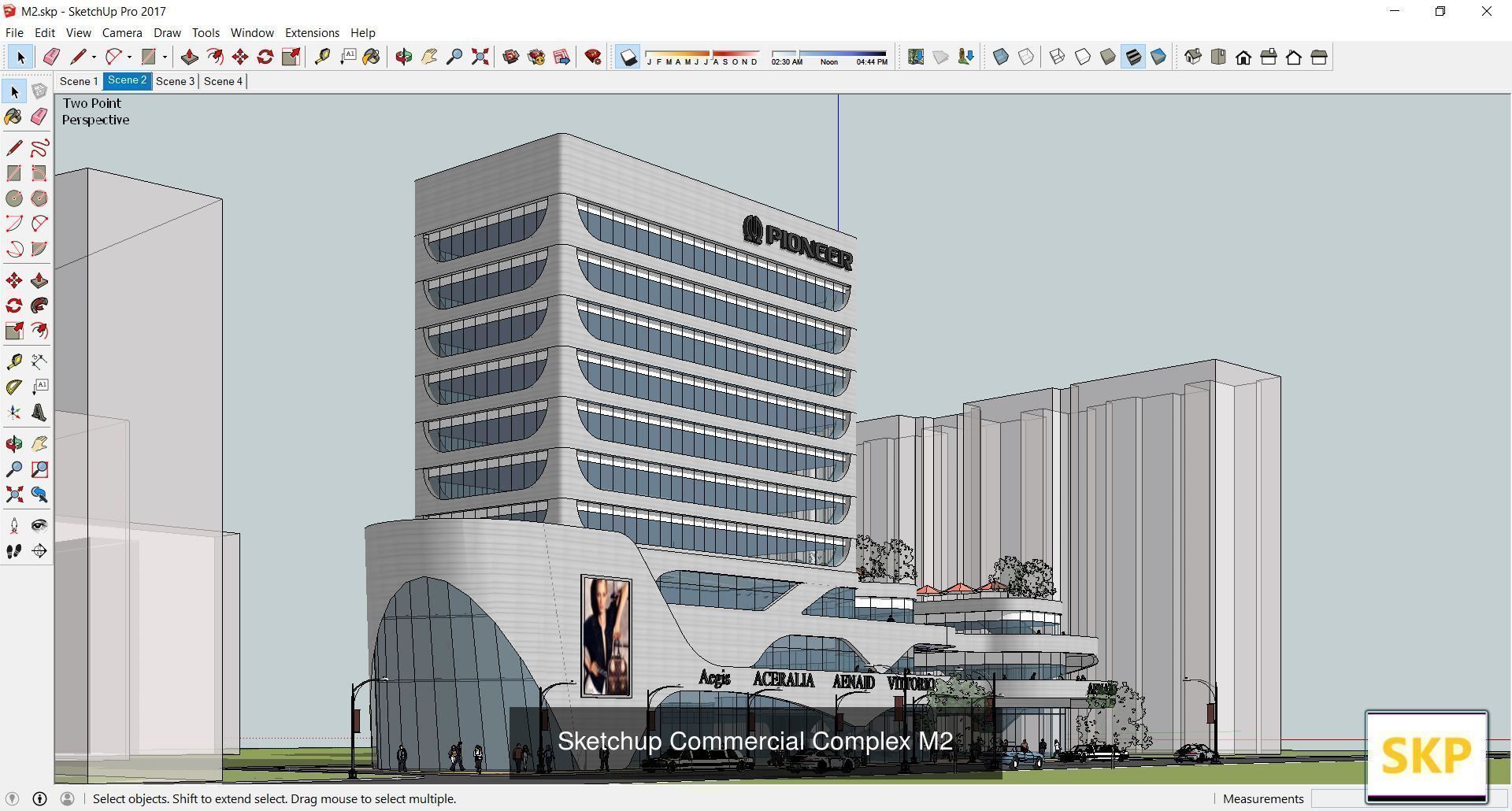 Collection 95 Sketchup Commercial Complex _132