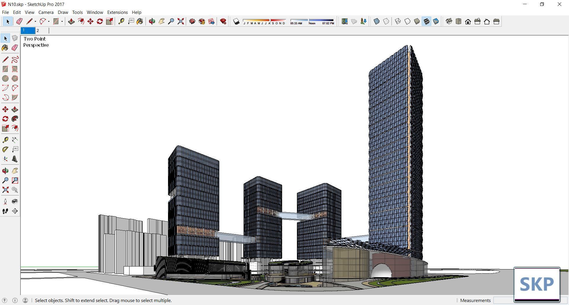 Collection 95 Sketchup Commercial Complex _41