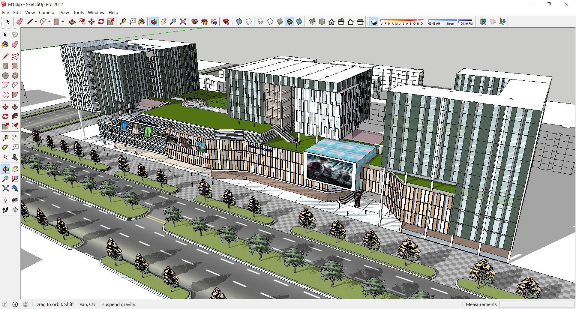 Collection 95 Sketchup Commercial Complex _199