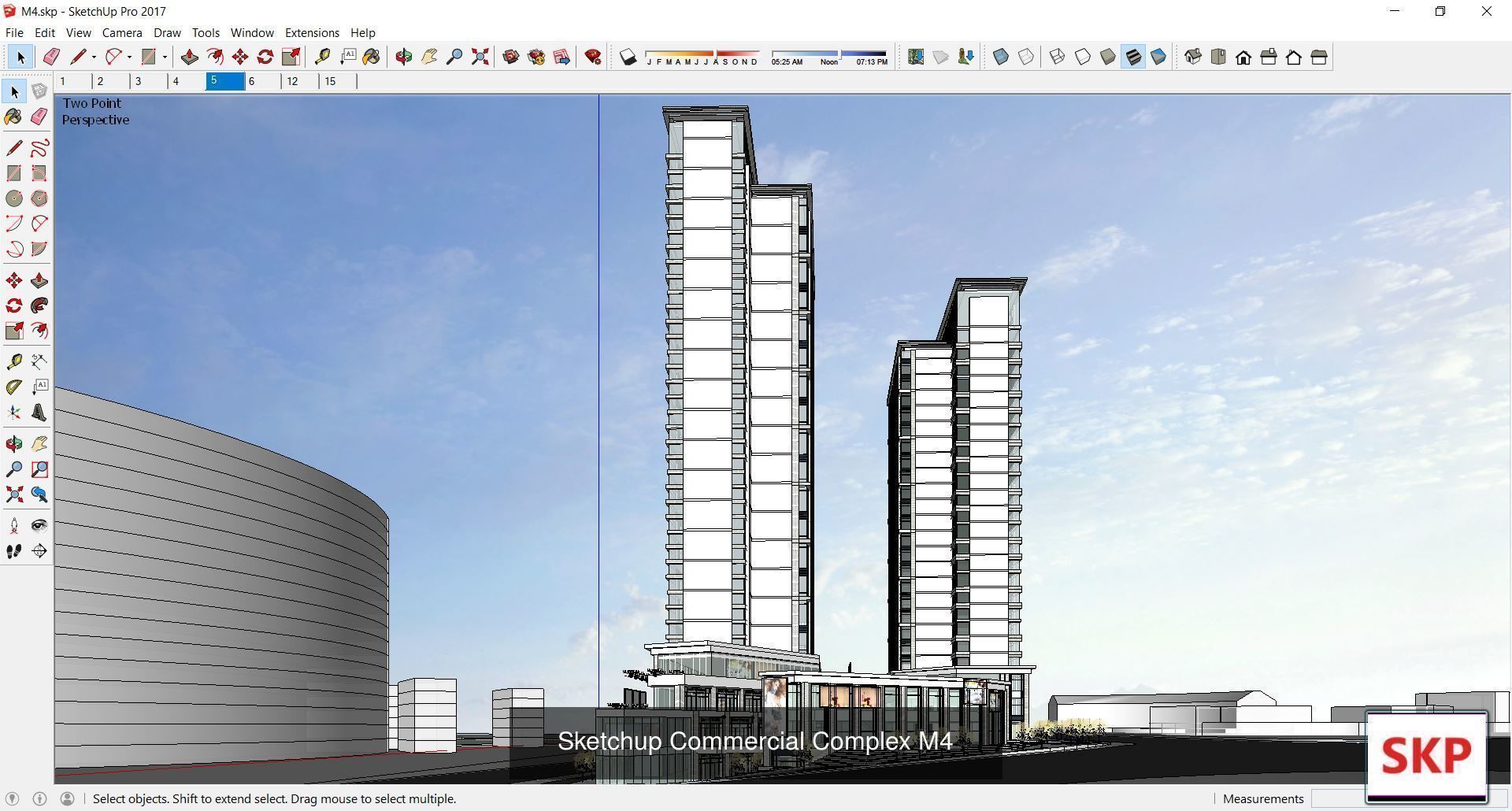 Collection 95 Sketchup Commercial Complex _136