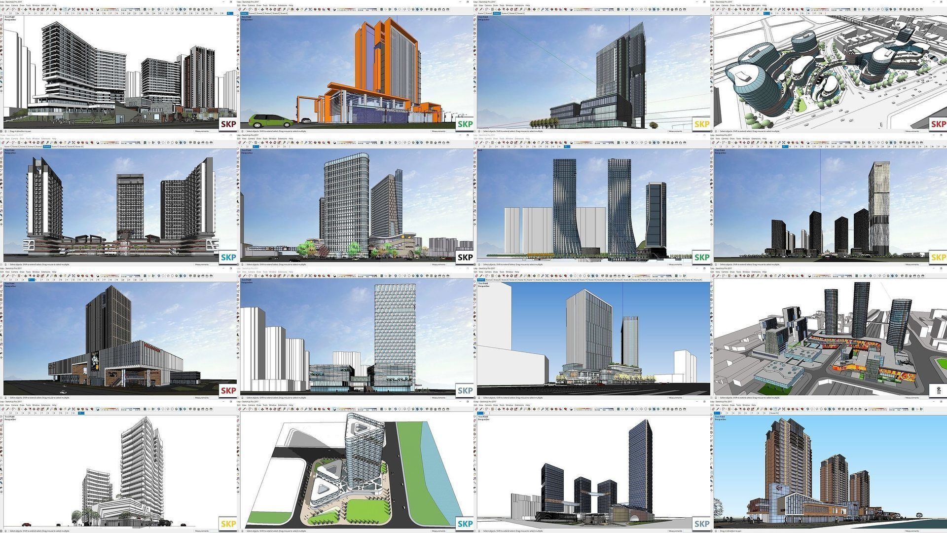 Collection 95 Sketchup Commercial Complex _7