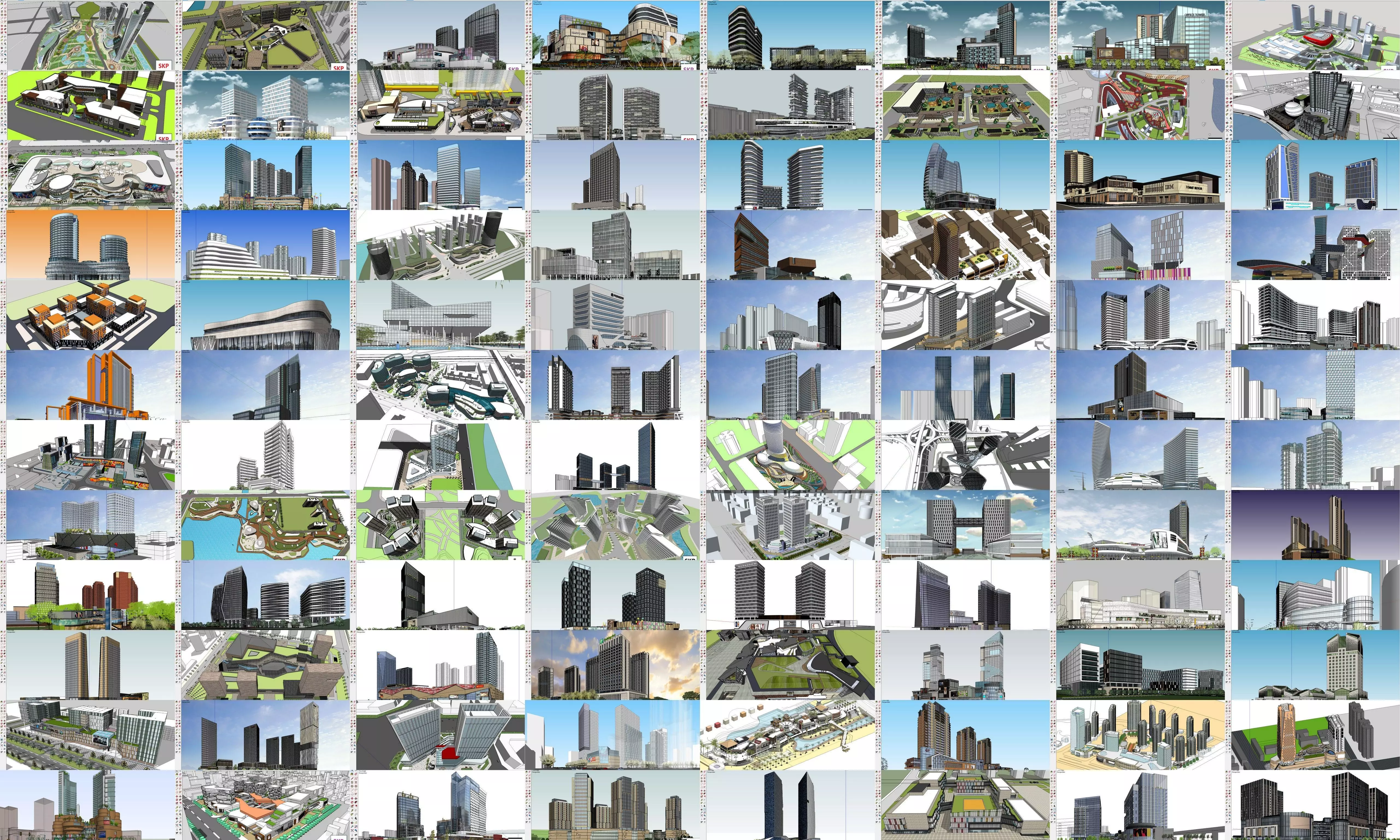 Collection 95 Sketchup Commercial Complex _0