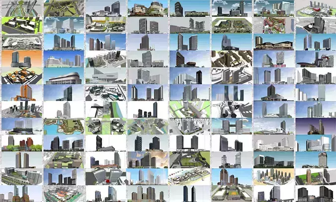 Collection 95 Sketchup Commercial Complex  