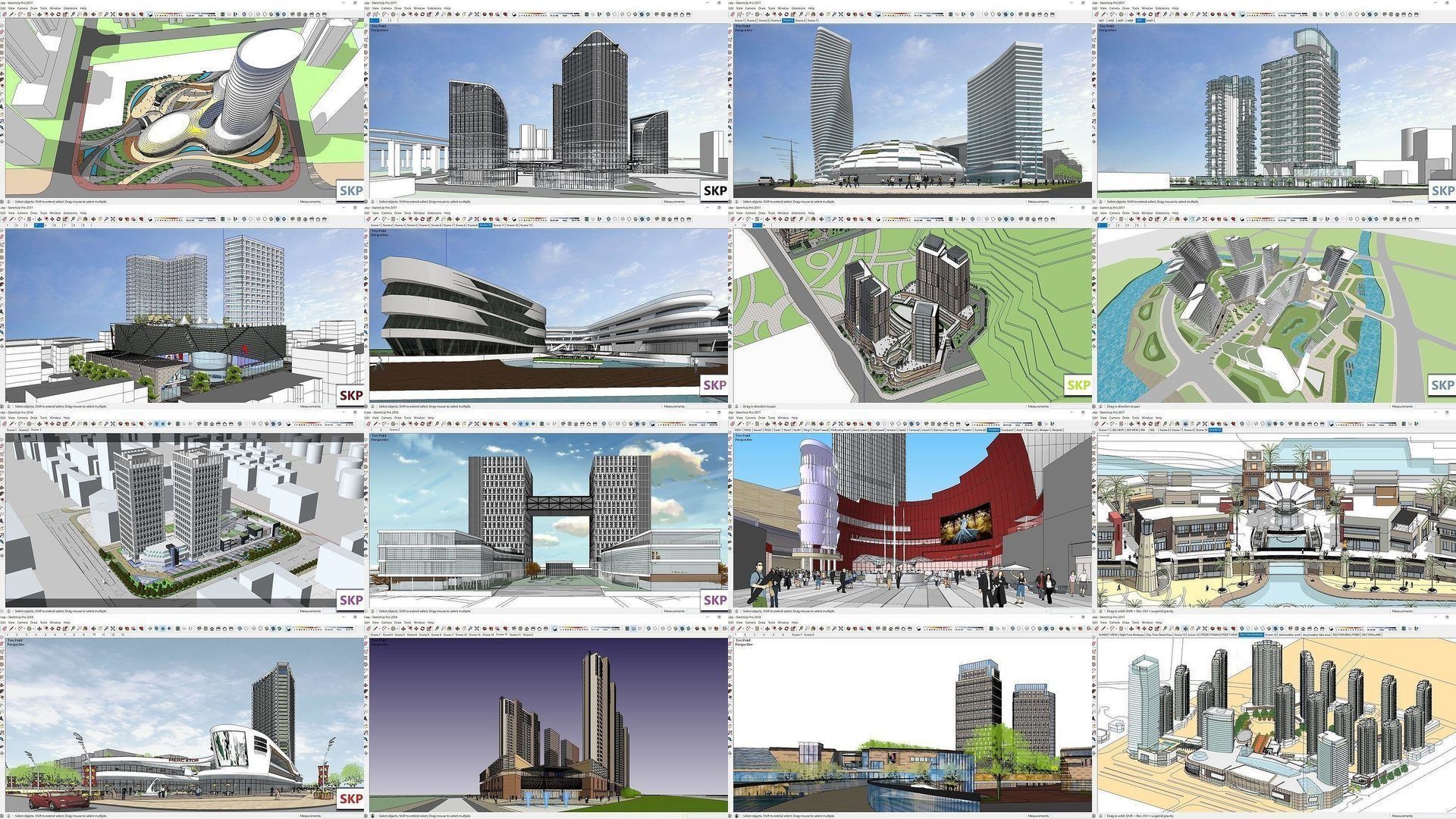 Collection 95 Sketchup Commercial Complex _9