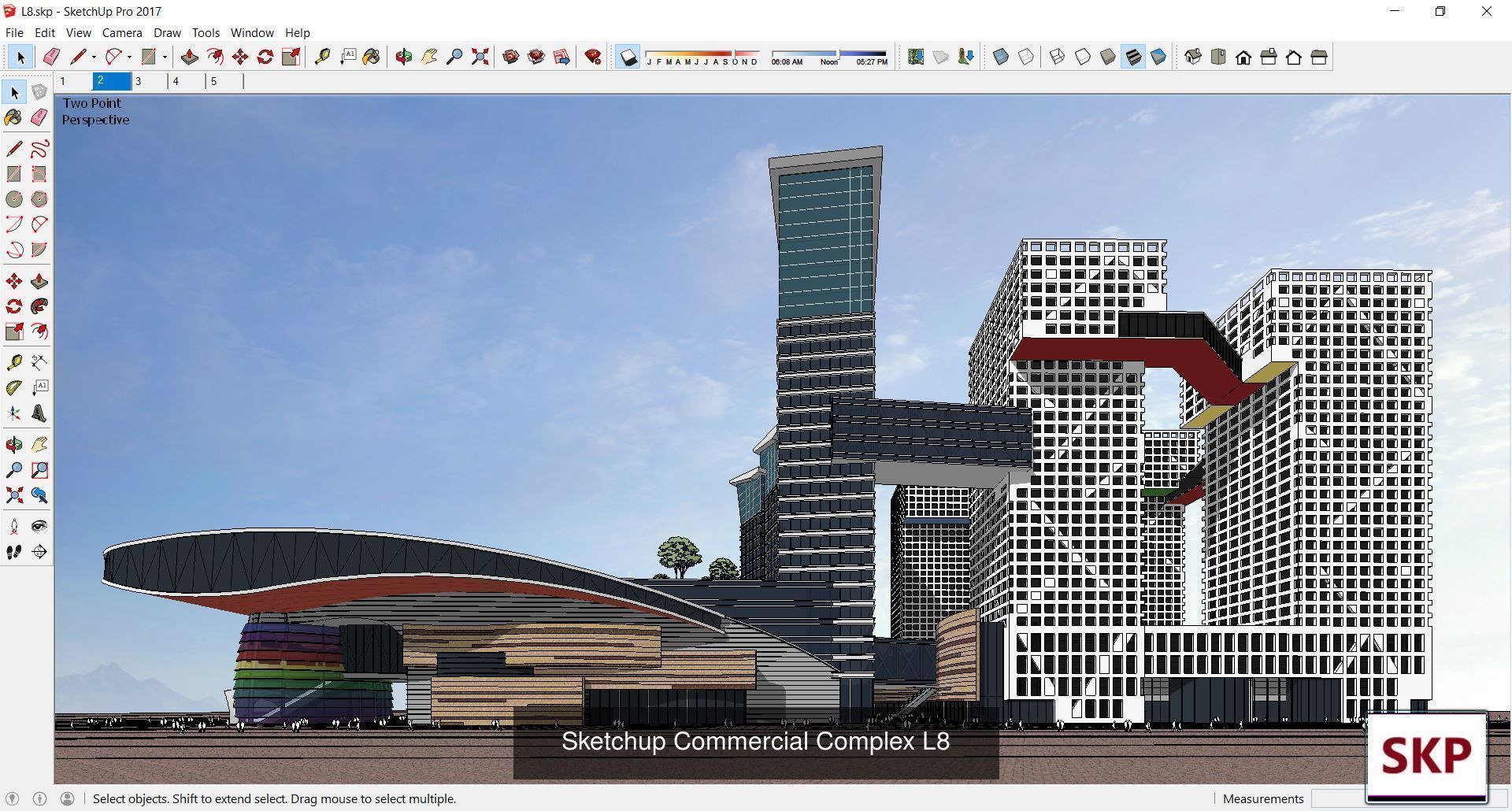 Collection 95 Sketchup Commercial Complex _124