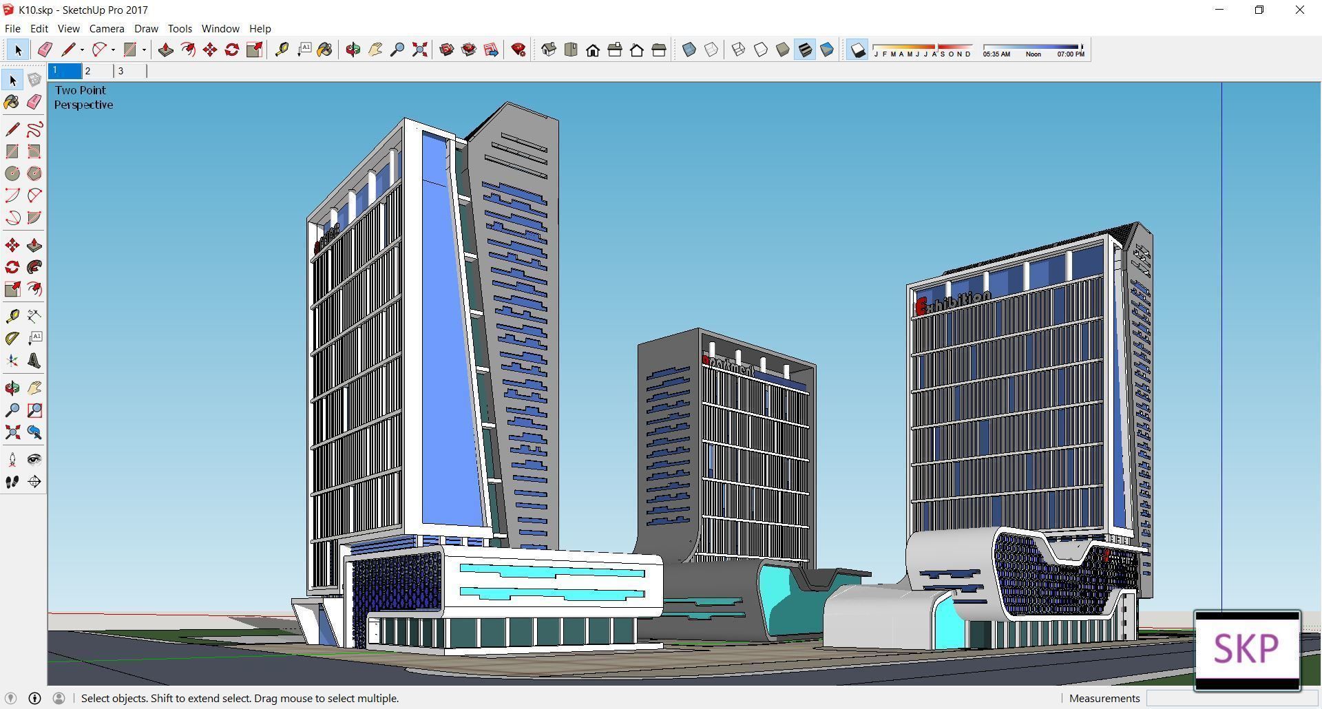 Collection 95 Sketchup Commercial Complex _89