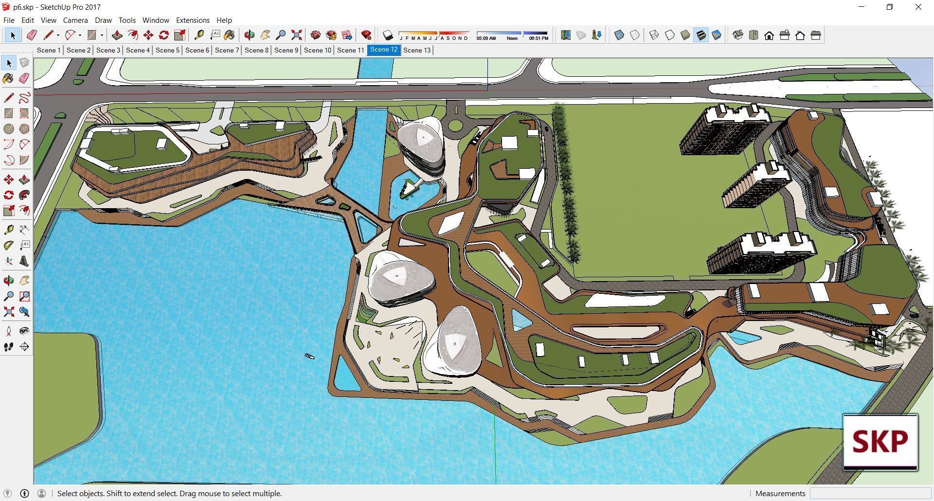 Collection 95 Sketchup Commercial Complex _169