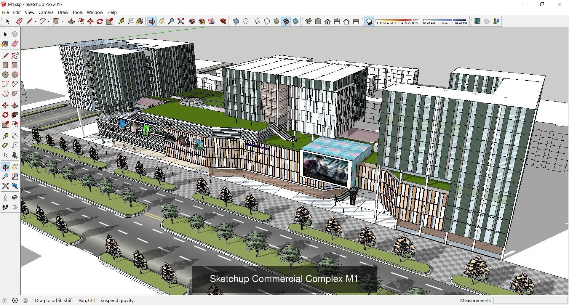 Collection 95 Sketchup Commercial Complex _130