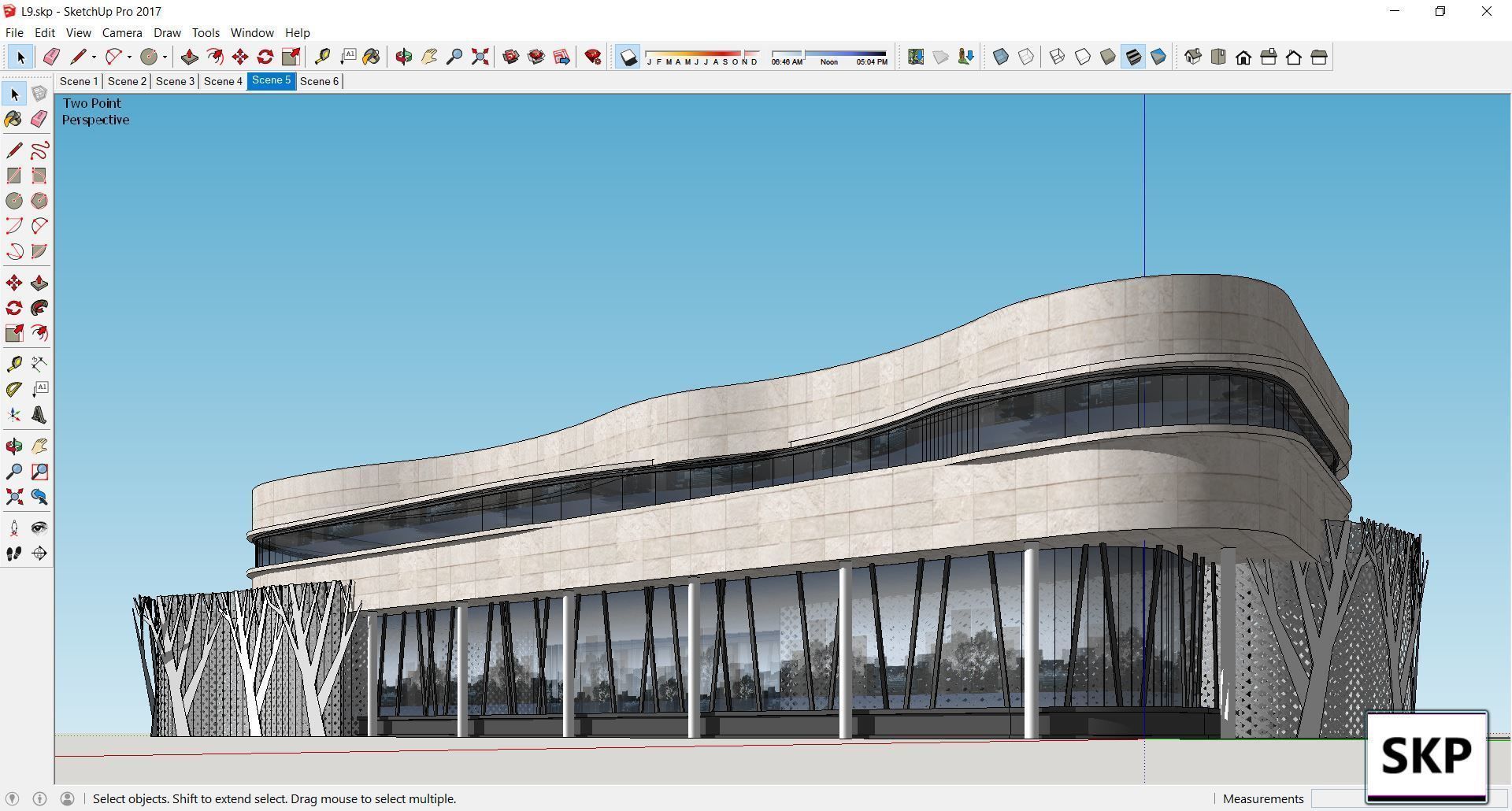 Collection 95 Sketchup Commercial Complex _51