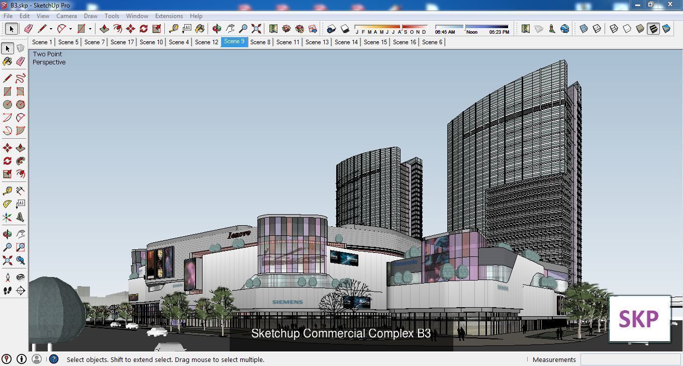 Collection 95 Sketchup Commercial Complex _60