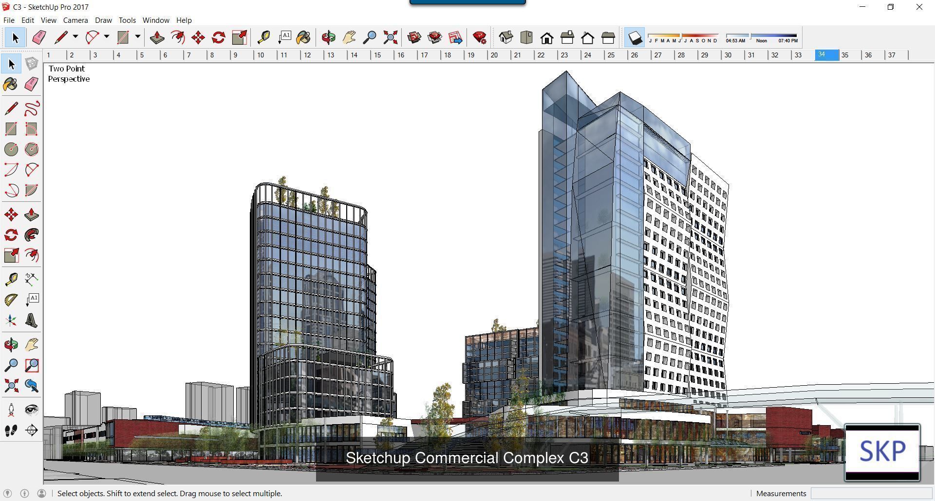 Collection 95 Sketchup Commercial Complex _80