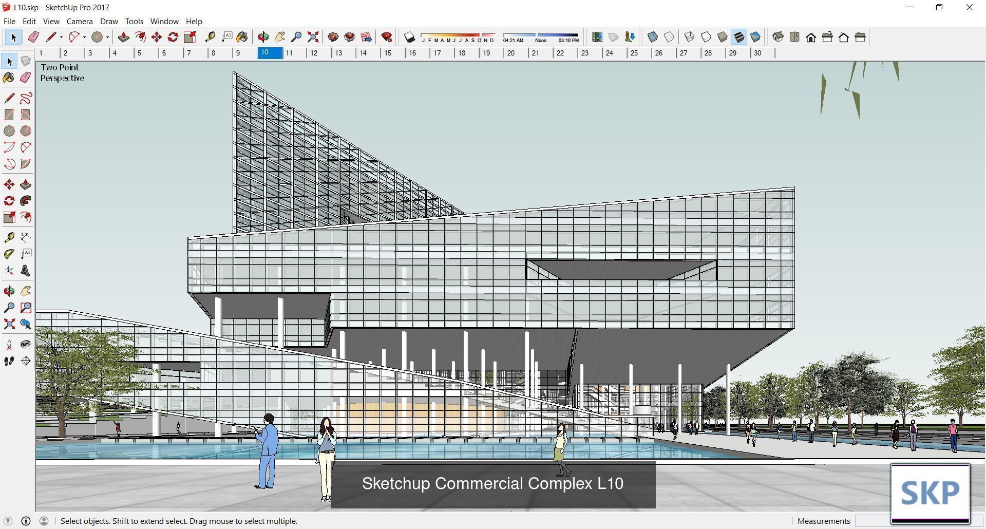 Collection 95 Sketchup Commercial Complex _128