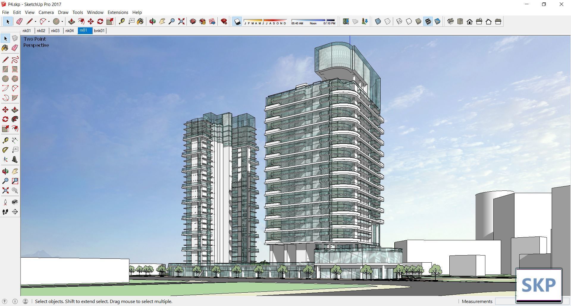 Collection 95 Sketchup Commercial Complex _91
